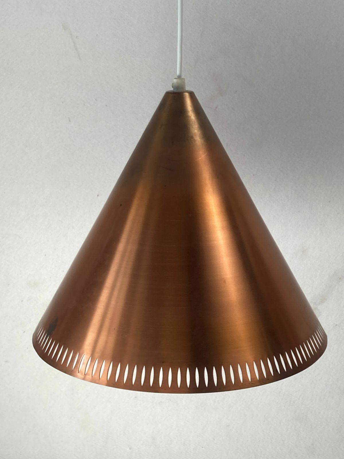 Perforated Copper Hanging Pendant, Nordisk Solar, Denmark photo buy