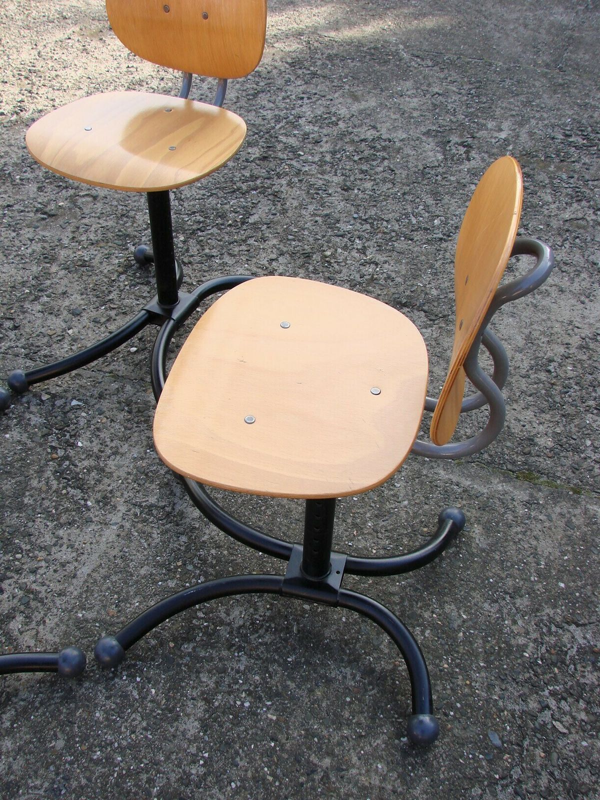 Set Of 4 Kinnarps Chairs, 1970s photo vintage