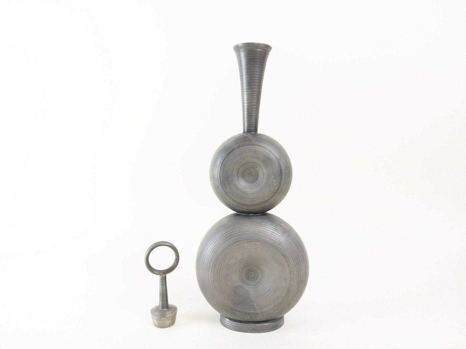 Havstad Pewter Decanter   Norwegian Sculptural Carafe By Gunnar Havstad   Elegant Decanter   Made In Norway