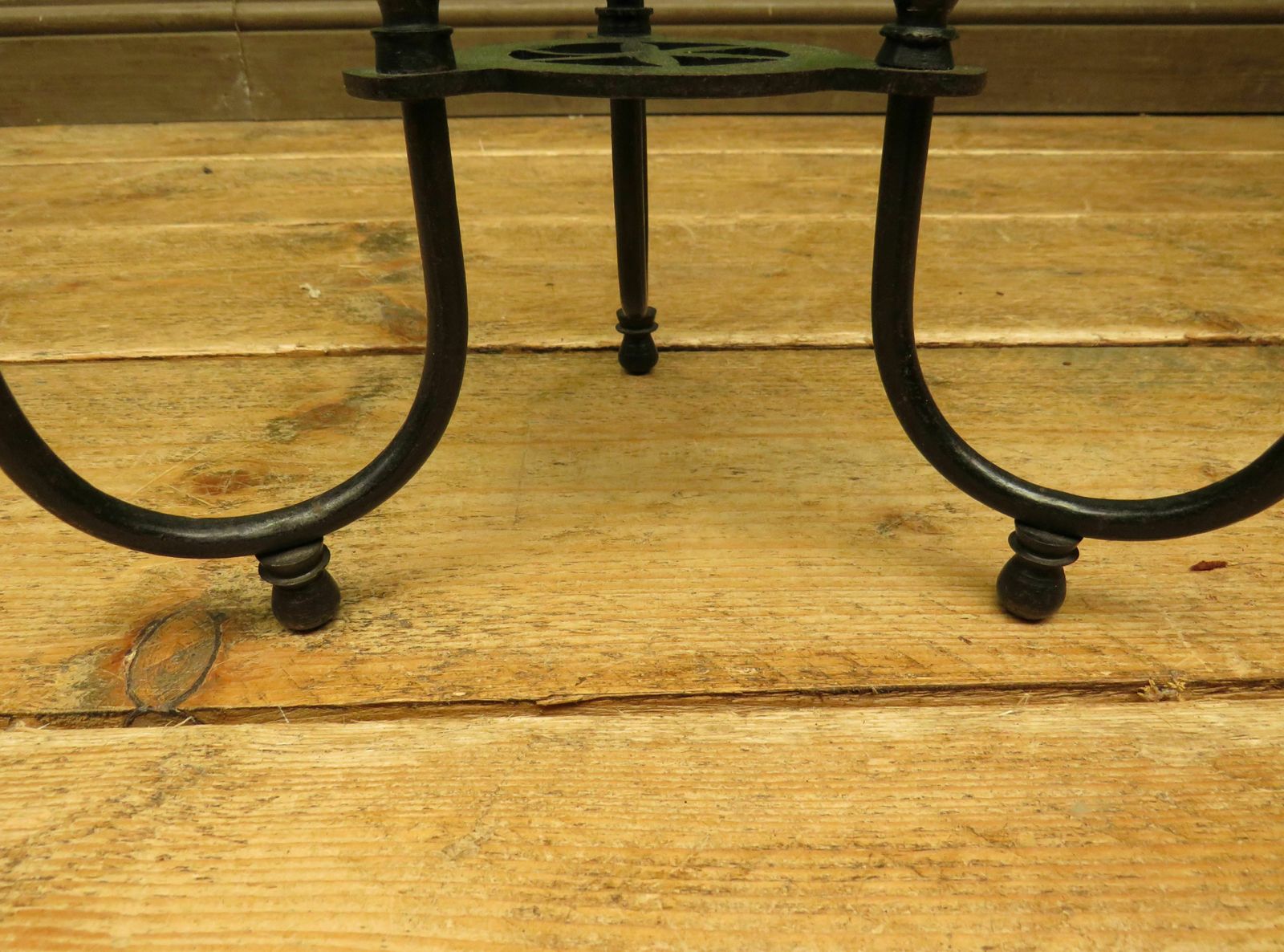 Vintage Steampunk Side Table With Gimbal Mounted Solar System photo vintage