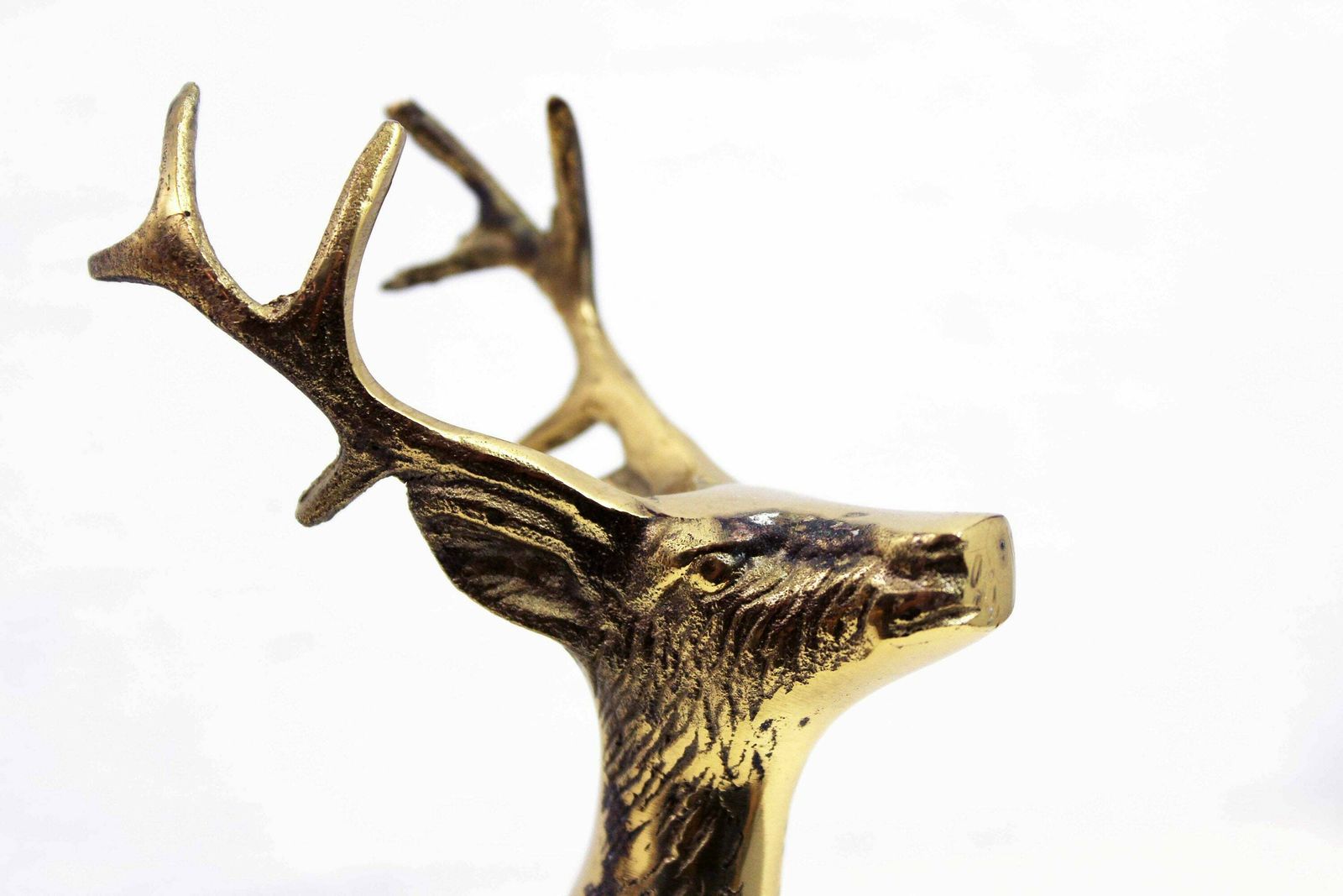 Couple Of Brass Deer From The 60s/70s photo vinterior
