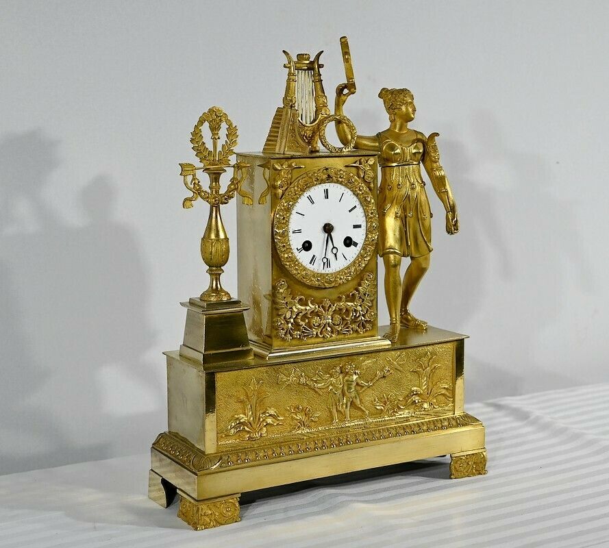 Gilt Bronze Clock   Early 19th Century photo furniture