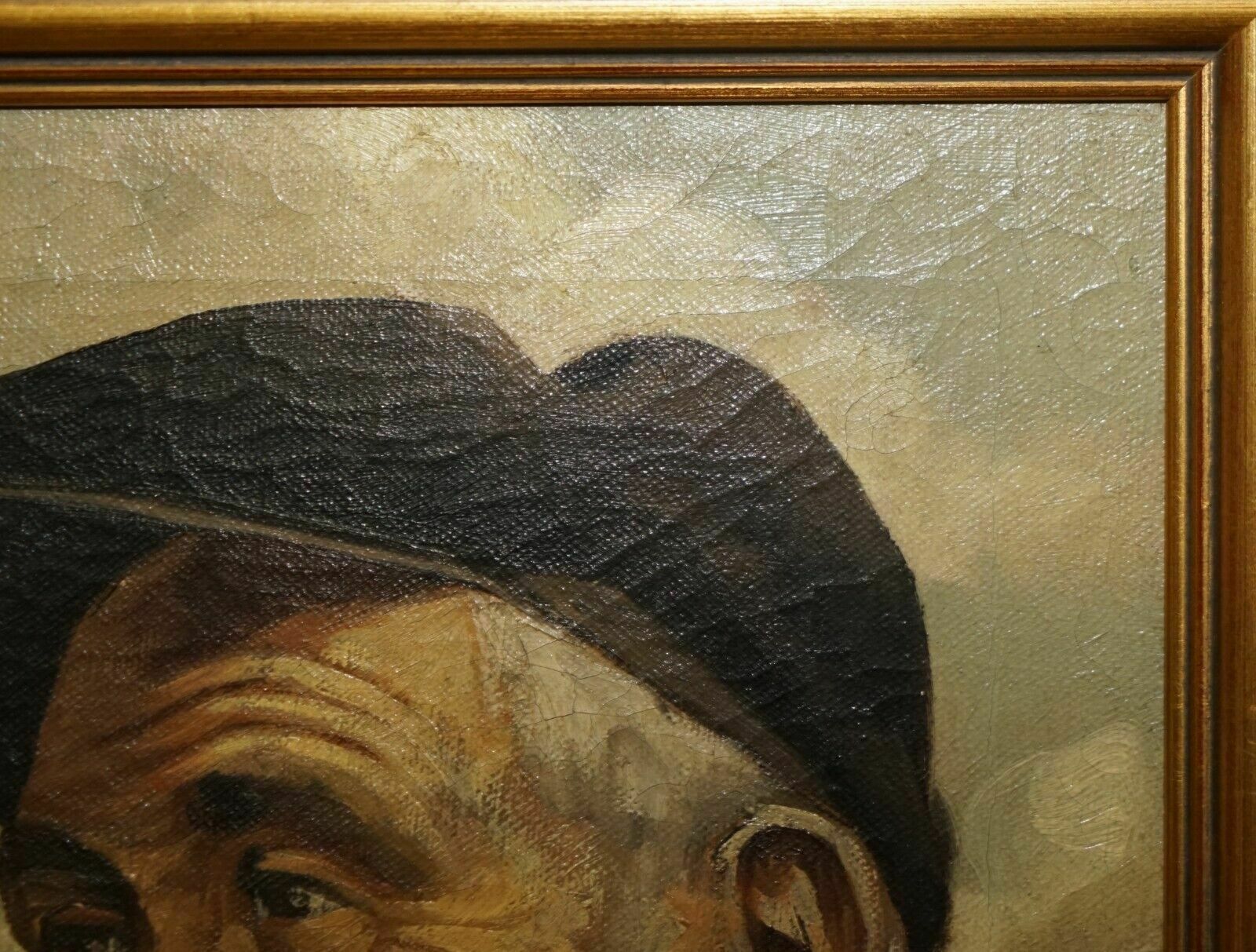 photo furniture Jma Kensinck Signed Dutch Oil On Canvas Painting Of Old Man Smoking A Pipe