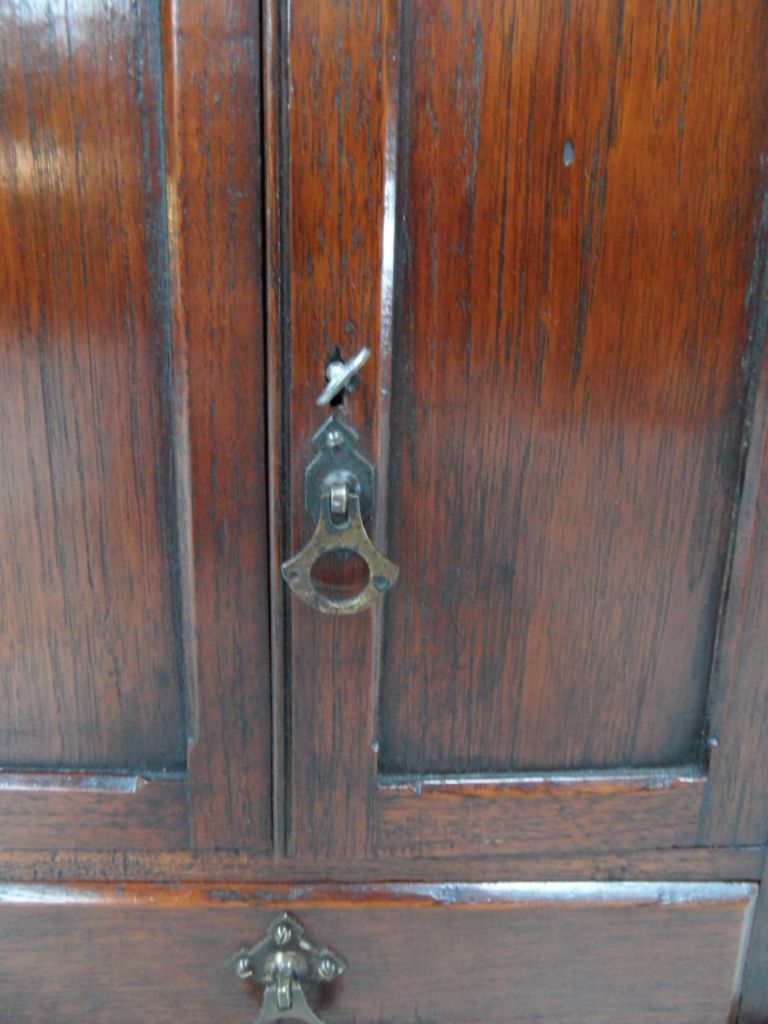 Antique Mahogany Jewelry Cabinet photo for sale