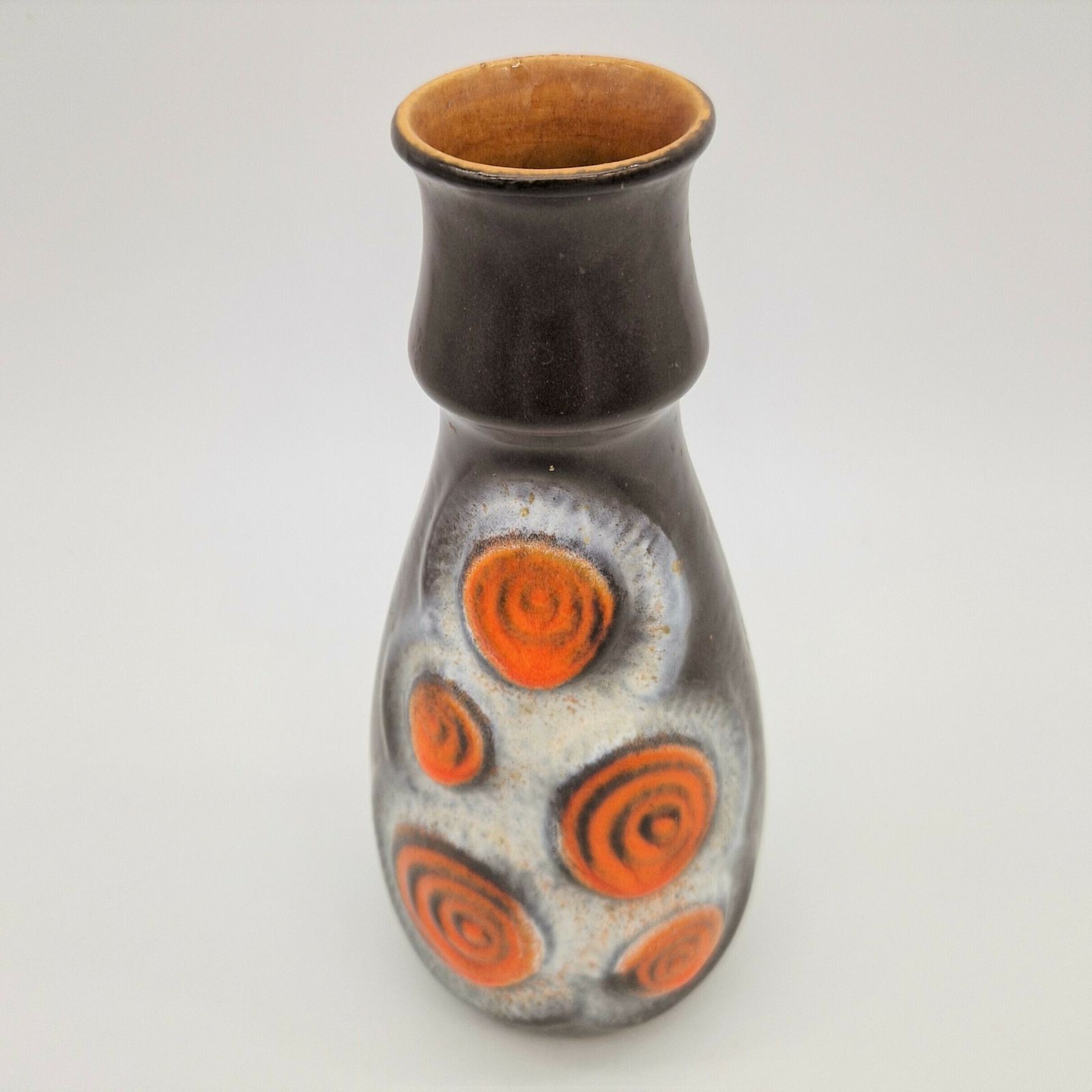 Vintage Ceramic Vase Like Fat Lava By Bay Keramik Germany. 1960   1970 photo furniture