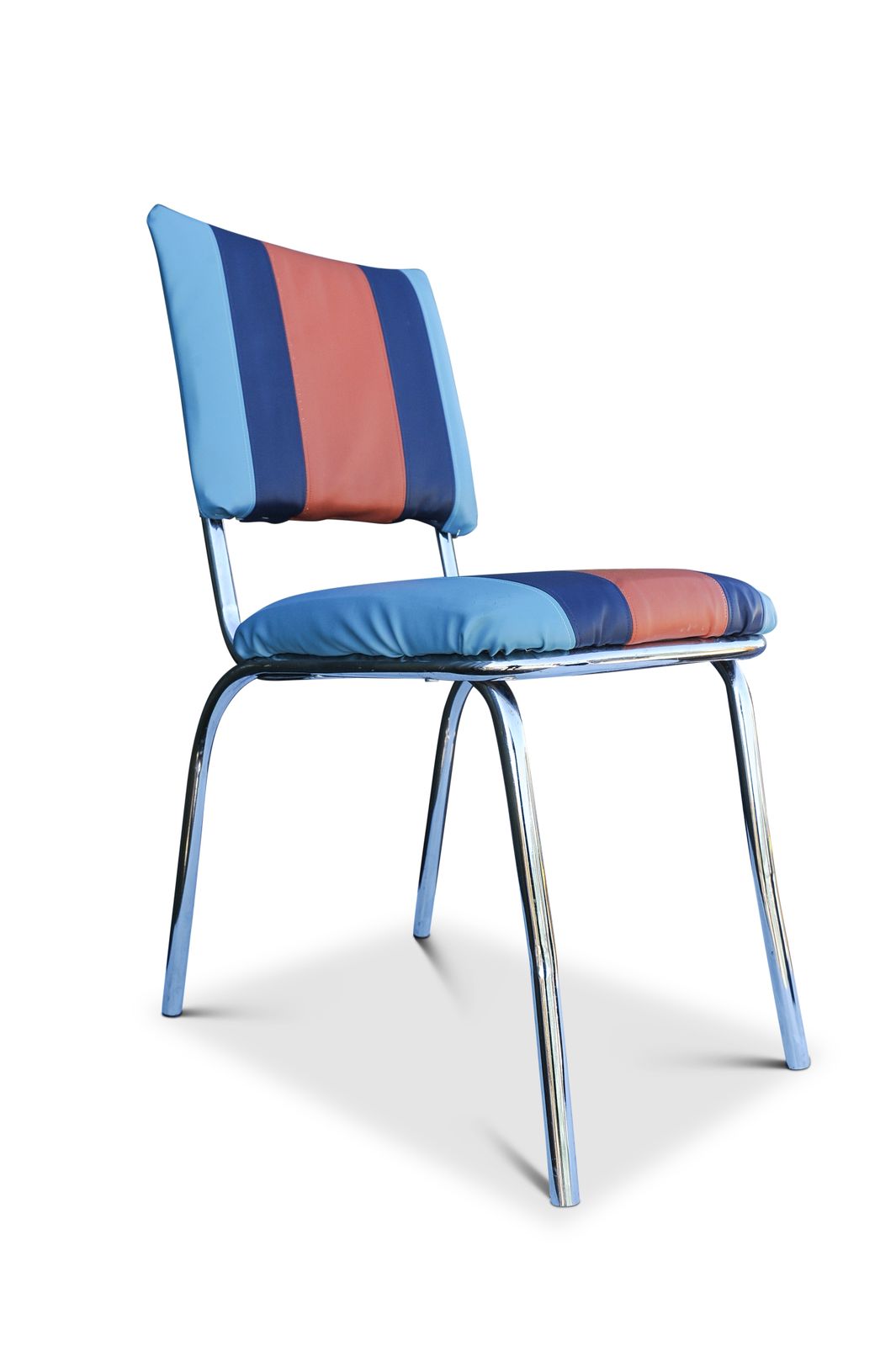A Pair Of 1950's Retro Americana Chrome Diner Chairs Ol photo 795.0