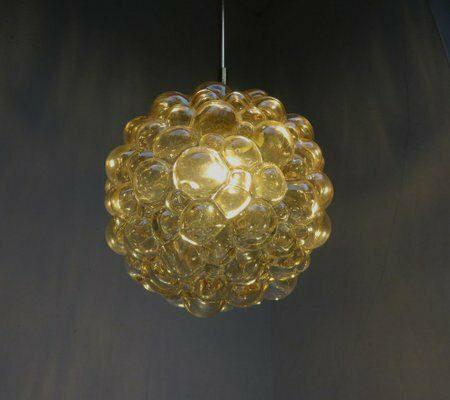 Bubble Glass Ceiling Lamp By Helena Tynell & Heinrich Gantenbrink For Limburg, 1960s photo buy