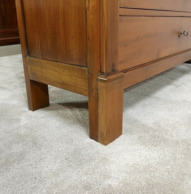 Furniture Property Showcase Chest Of Drawers In Solid Cherry, Empire Period ,Early 19th Century photo