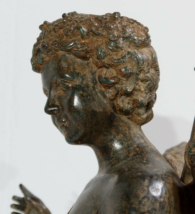 Home Decor Important Bronze “Cupid” – 1st Part 19th Century photo