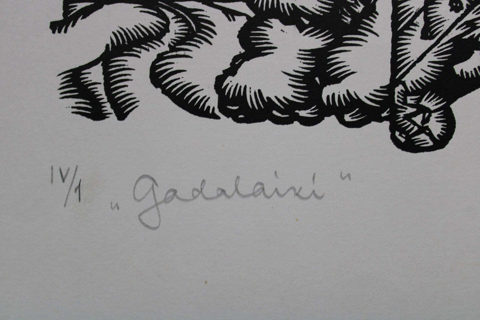 Dainis Rozkalns Seasons. 1984. Paper, Linocut 1984 photo Art