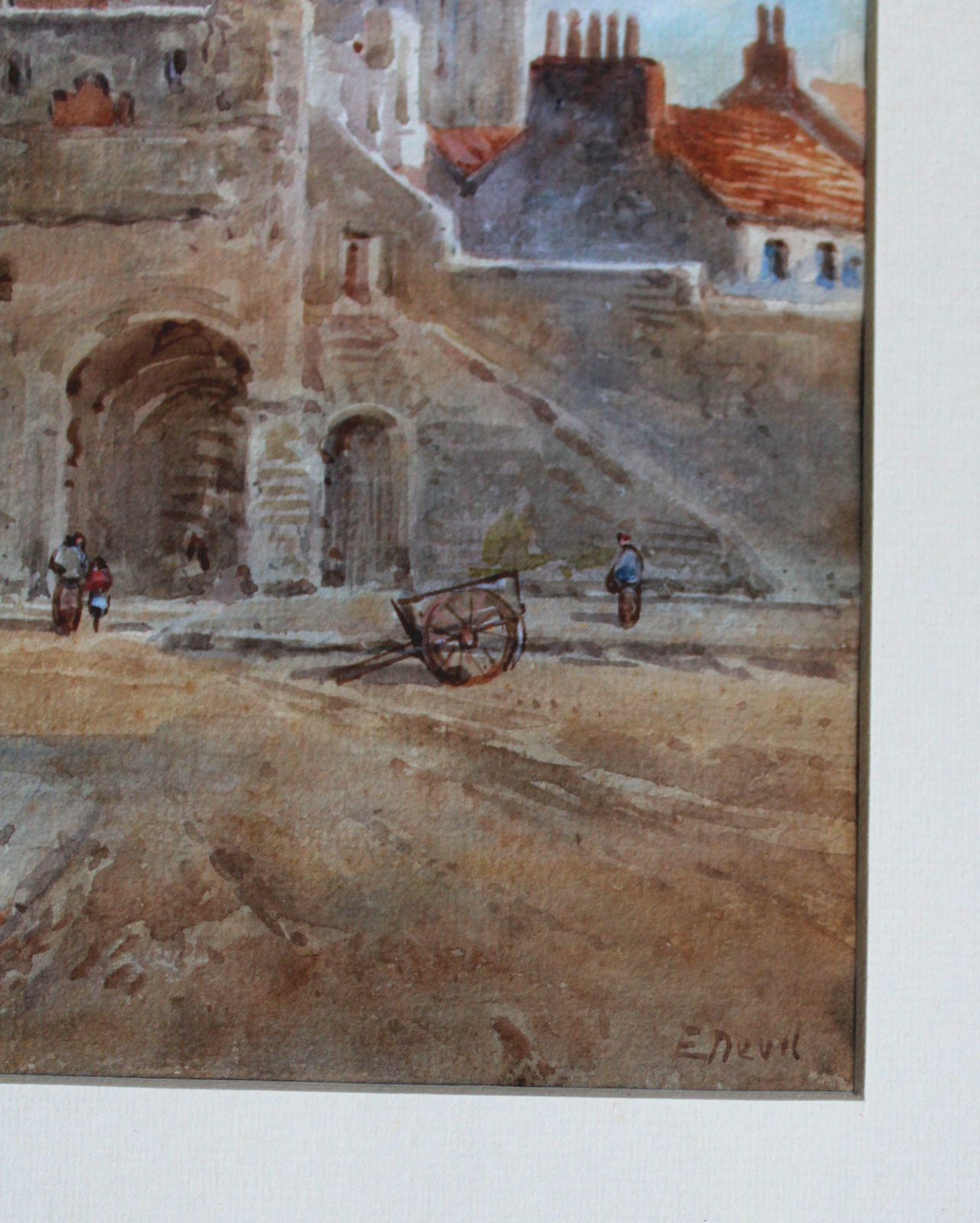 Edward Nevil Notre Dame De Paris. Paper, Watercolour photo furniture