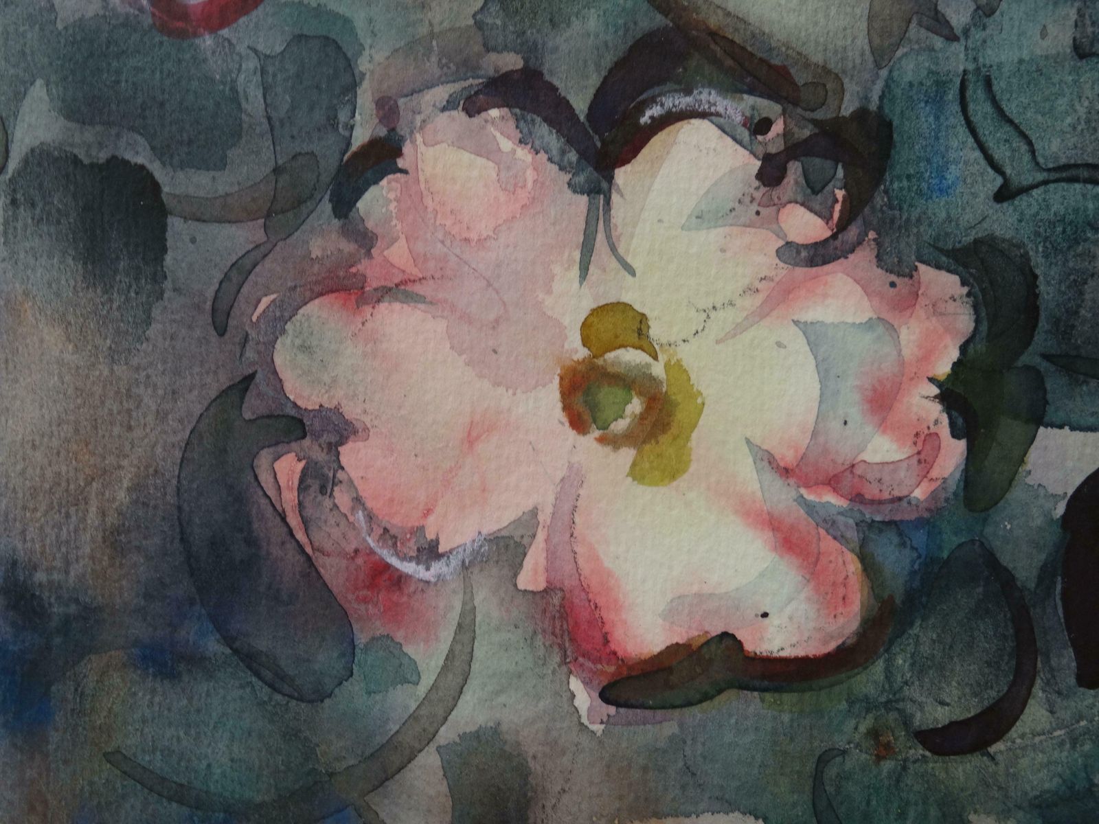 Dzidra Bauma Rosehip. 1989. Paper, Watercolour, photo Art