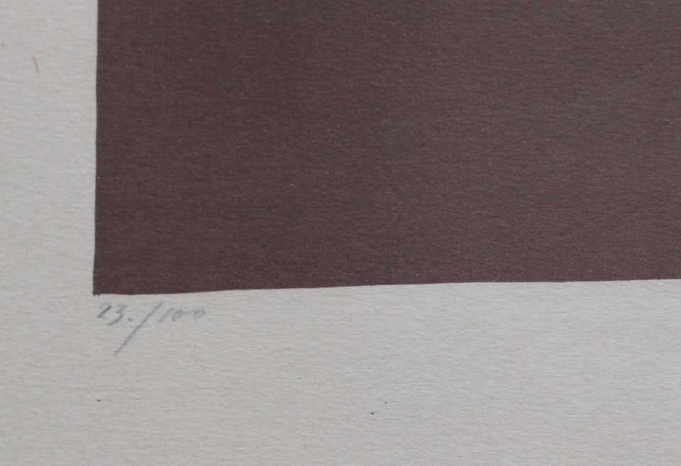 Gudmund Olsen 23/100, 1974. Paper, Lithograph photo Art