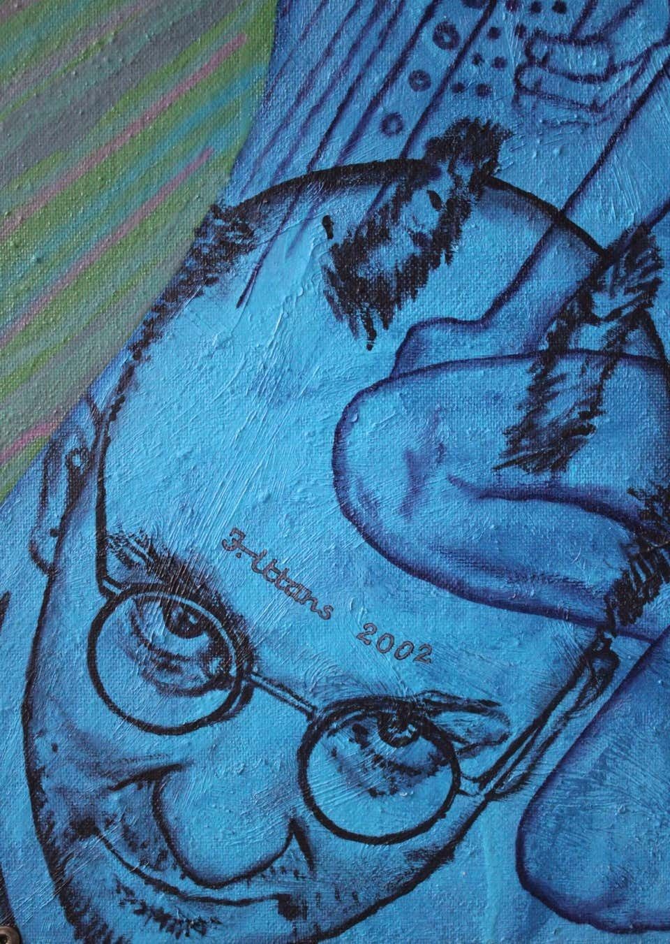 Juris Utans Tattoo Me 4 2002., Cardboard, Mixed Media Art photo buy