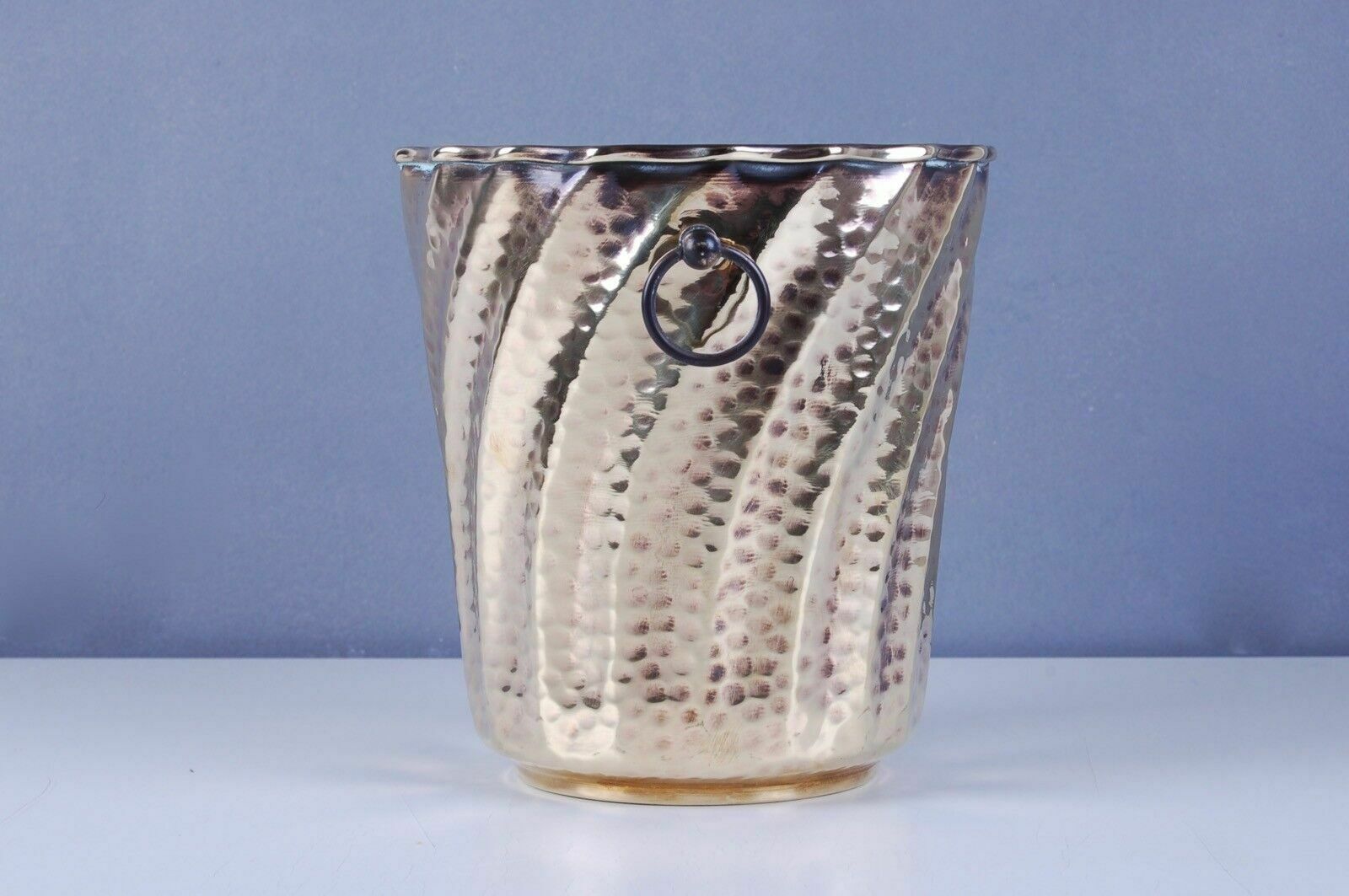 Design Ice Bucket In Brass, A Modern Object And A Furnishing Accessory photo furniture