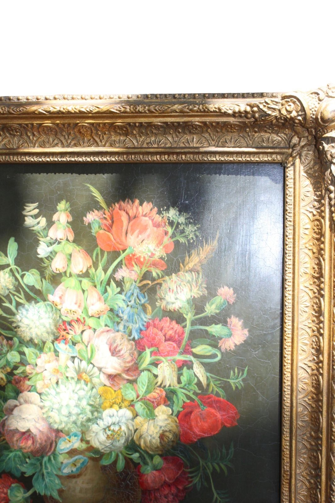 Antique 19th Century  British Floral Still Life Of Wild Flowers photo buy