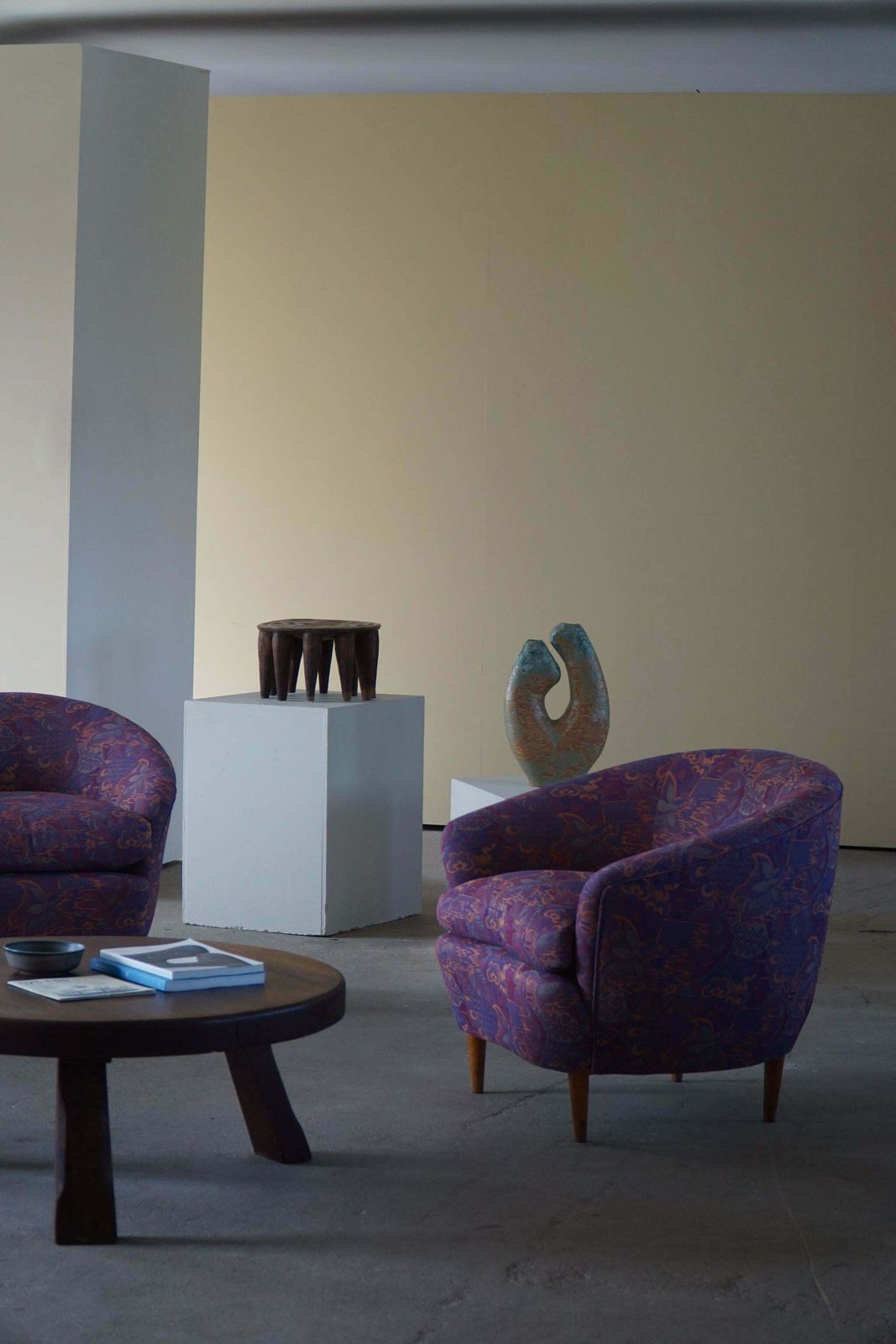 Gio Ponti, Casa E Giardino, A Pair Of Lounge Chairs, Reupholstered, 1940s photo 6988.0