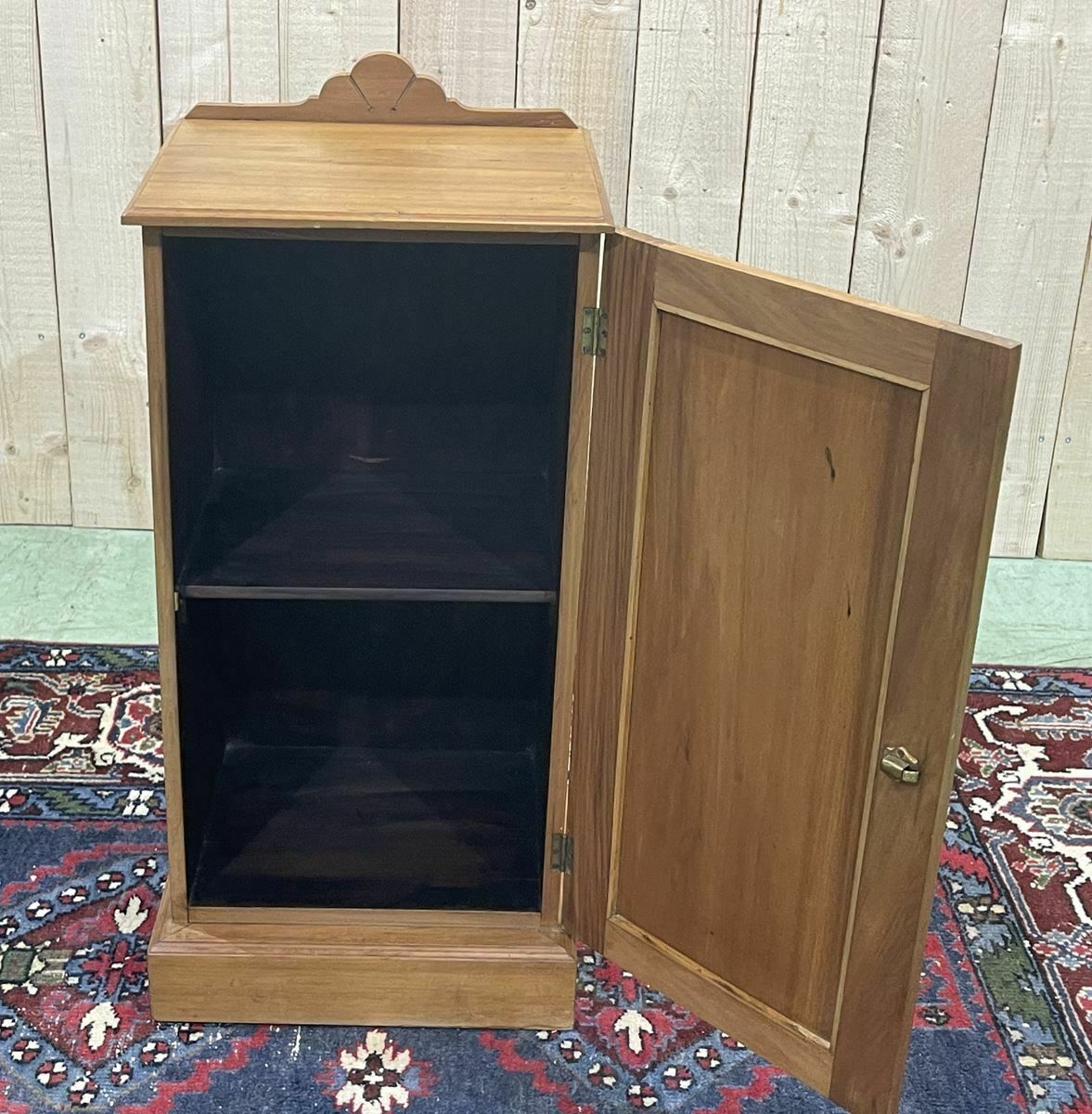 English Satin Wood Bedside Table From The 1930s photo for sale