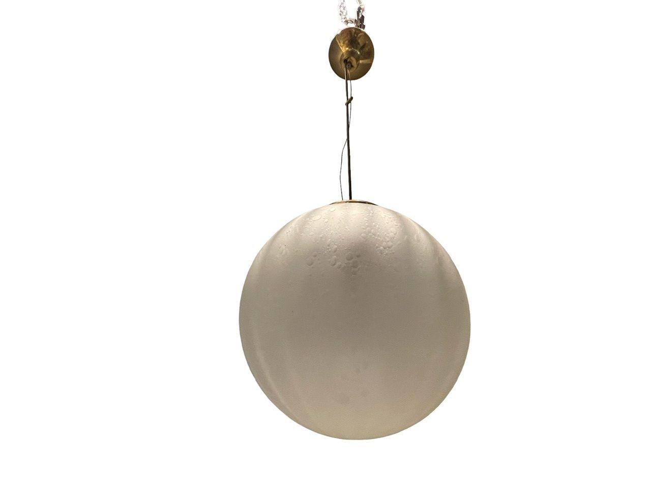 Murano Glass Light Pendant 1970’s photo Lighting