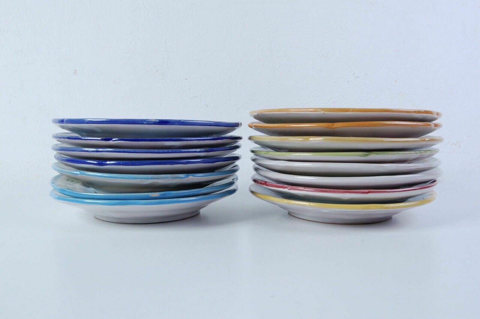 Home Decor Lot Of 15 Plates Of Good Memory Ceramiche Solimene Ventennale 1964 1984 photo