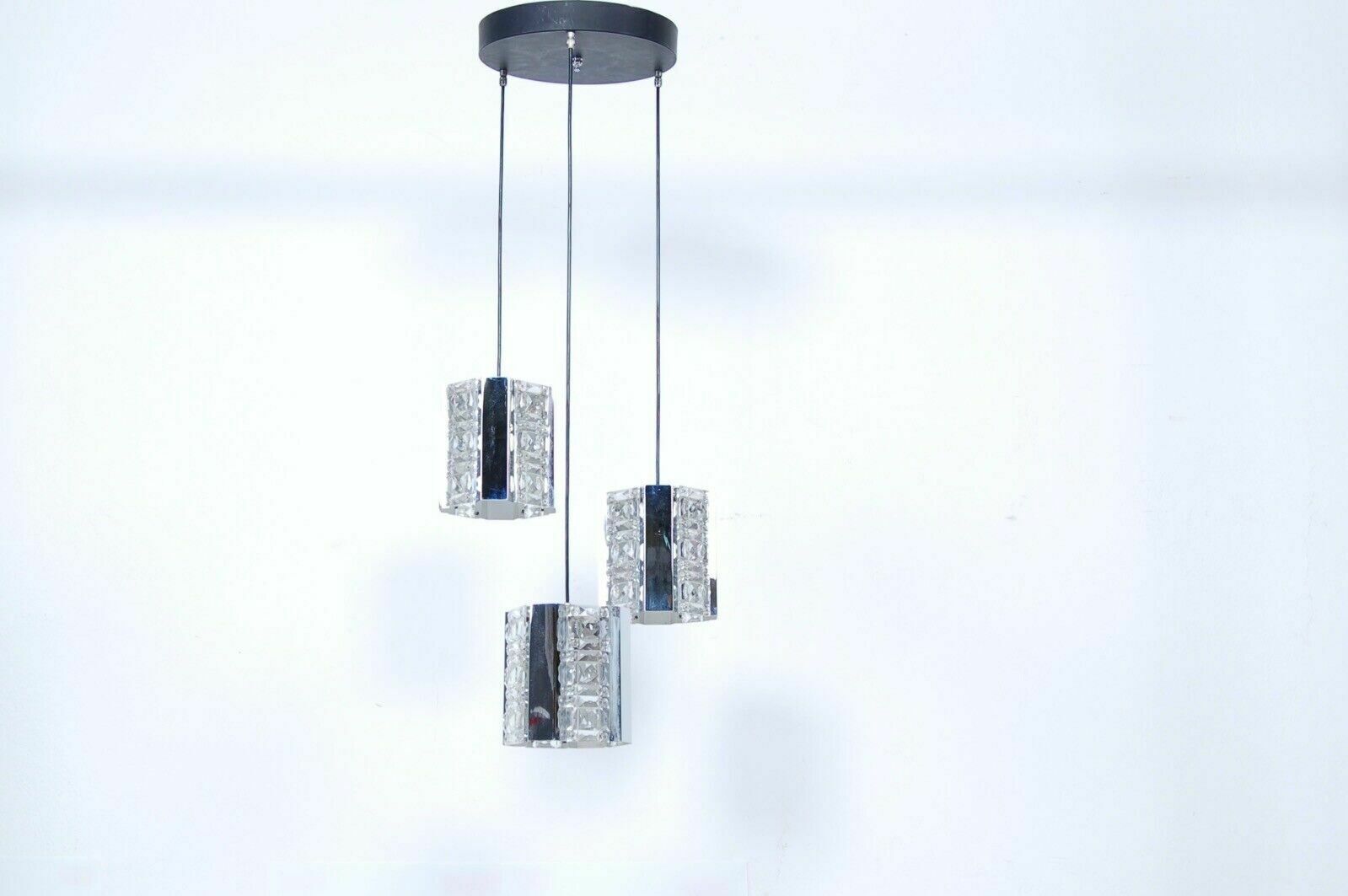Lighting Chandelier With Three Adjustable Pendant Lights Design From The 70s And 80s Modern Living photo