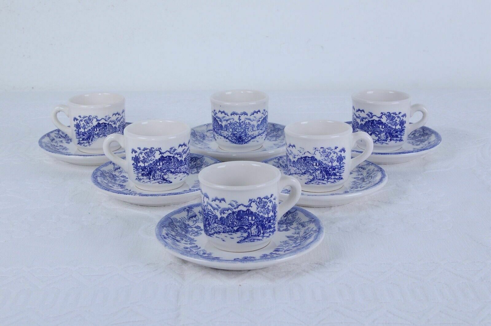 Cbm Ceramic Coffee Service For 6 People With Floral Decoration And English Country Life photo furniture