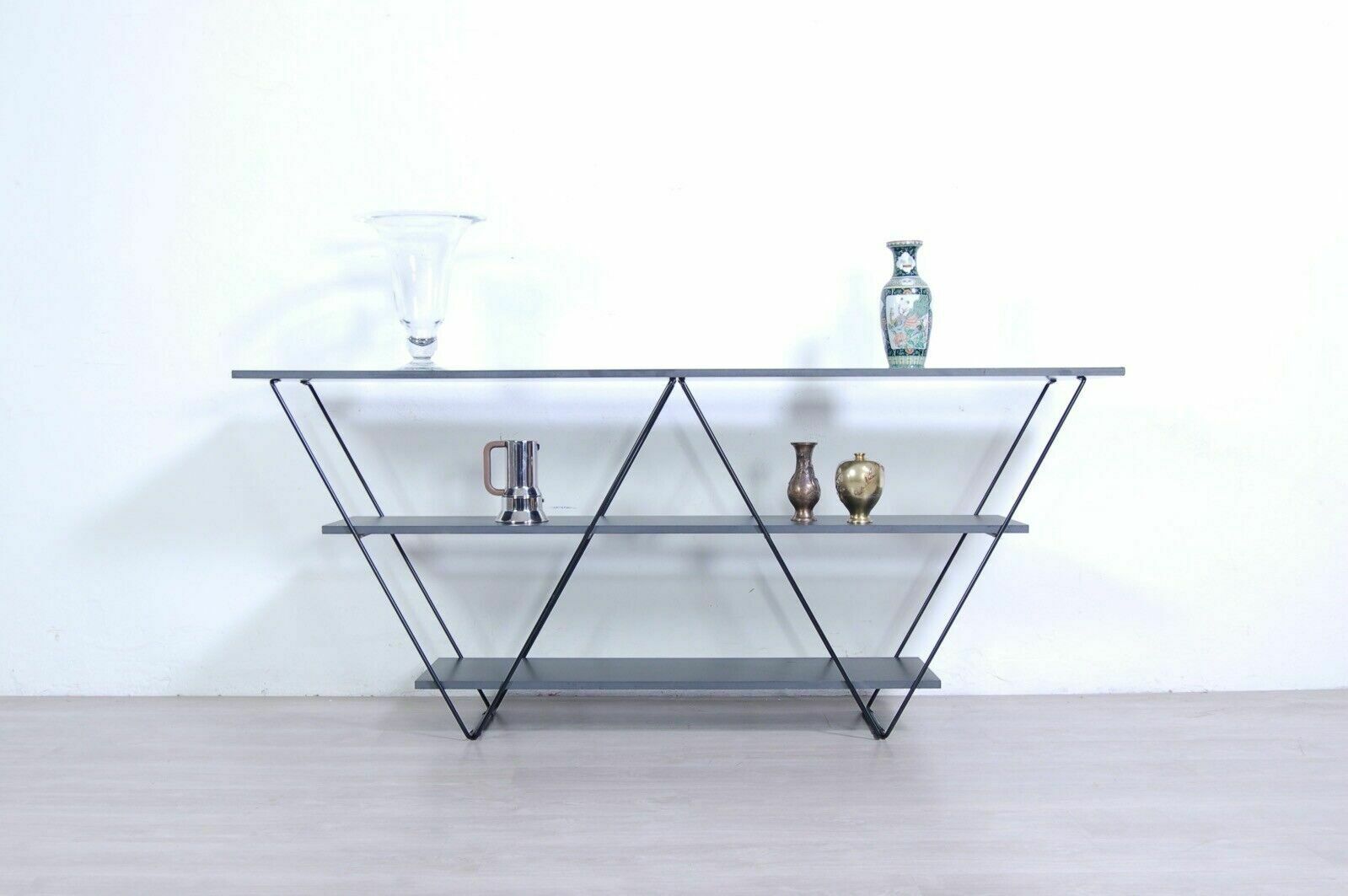 Modern Bookcase Bookshelf Etagere Unit Of Shelves Ikea Kavat Design 90s photo for sale