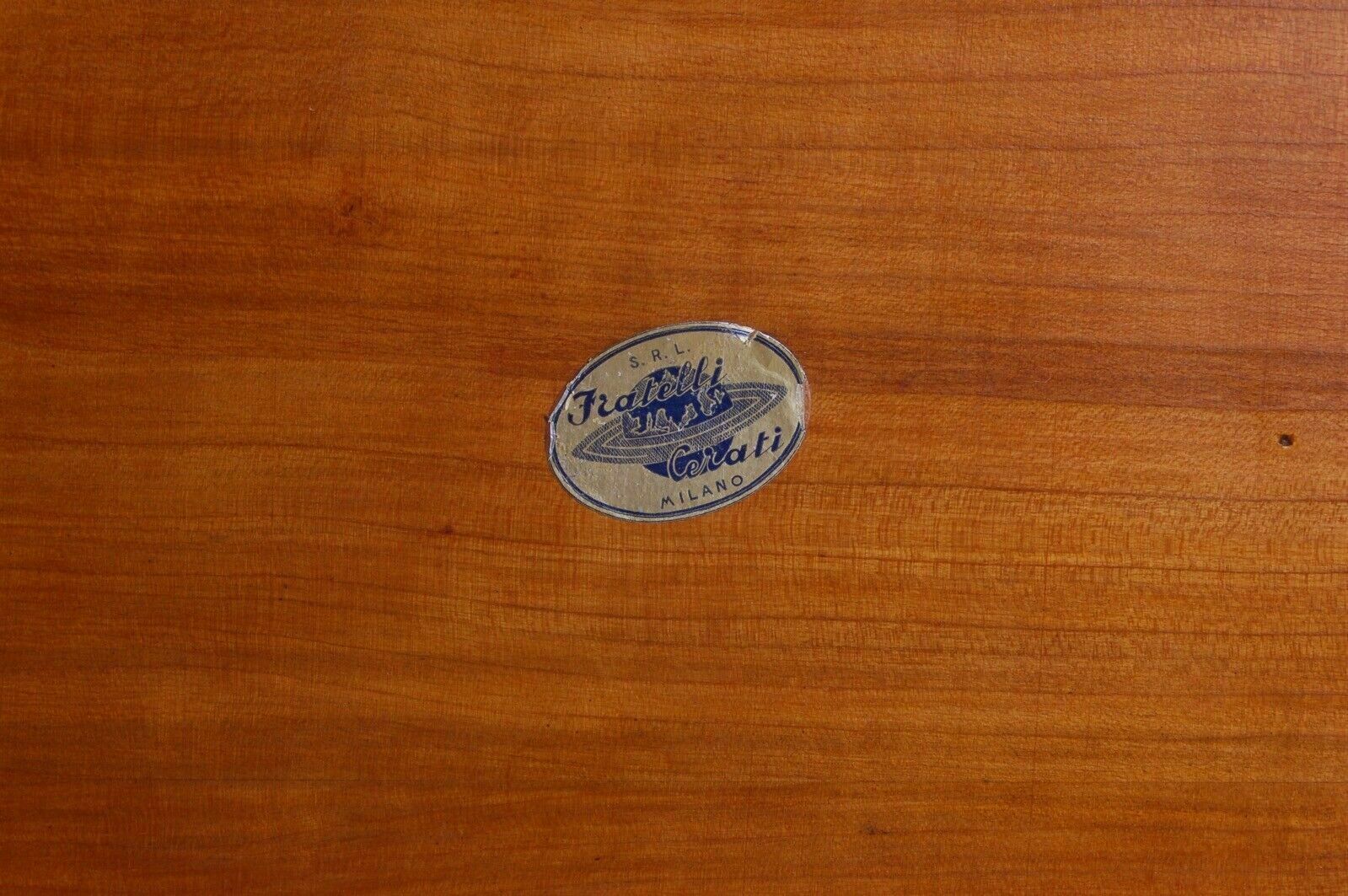 photo for sale Wooden Tray Worked In Various Essences And Fratelli Cerati Glass From The 60s And 70s