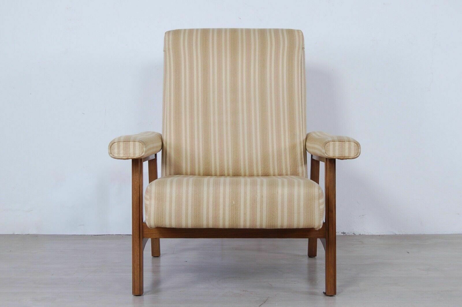 60s Design Armchair In Teak Wood For Vintage Modern Living Furniture photo for sale