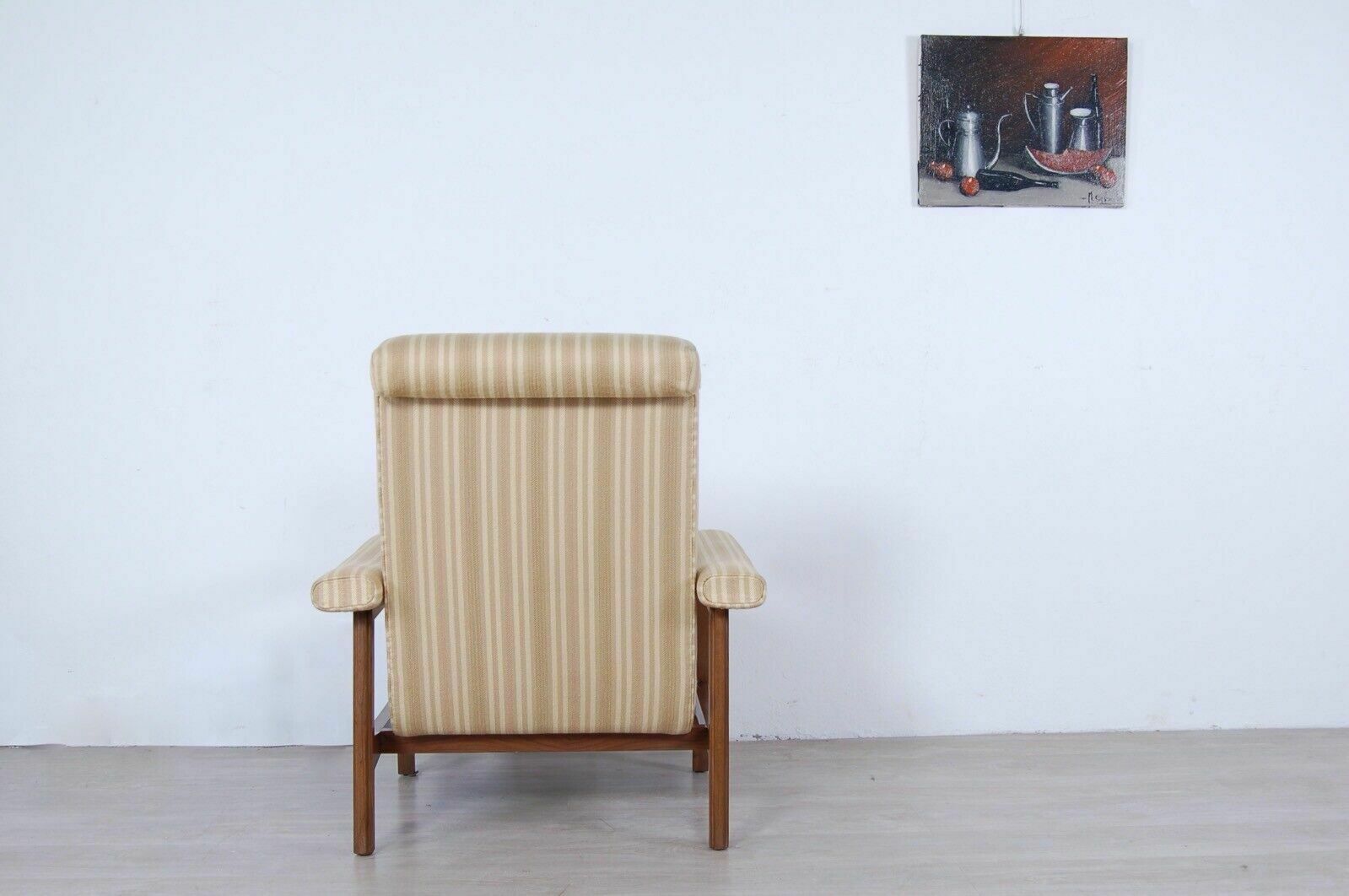 60s Design Armchair In Teak Wood For Vintage Modern Living Furniture photo 442.0