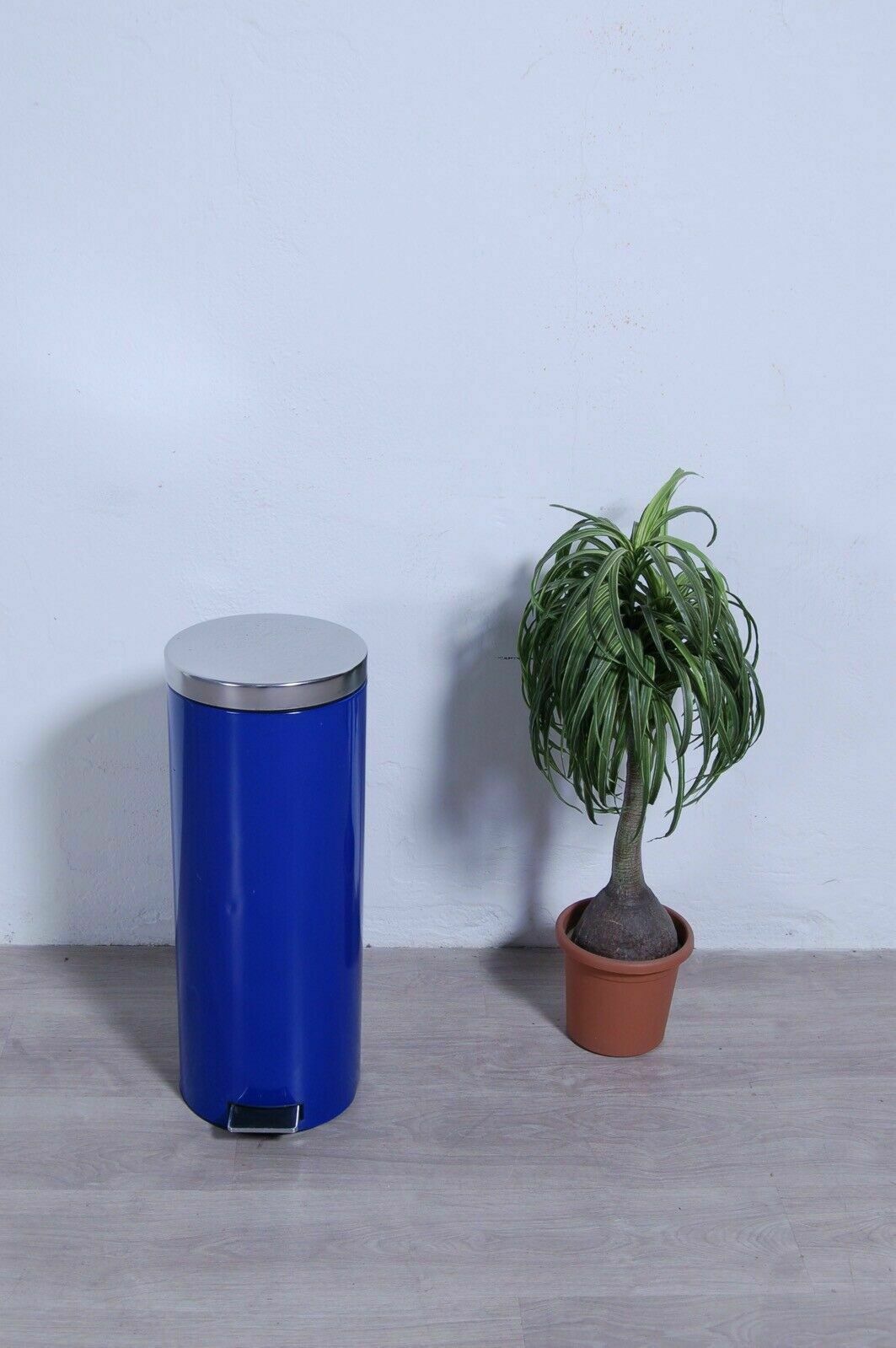Brabantia Waste Bin Pedal Bin Steel Blue Fireproof Interior