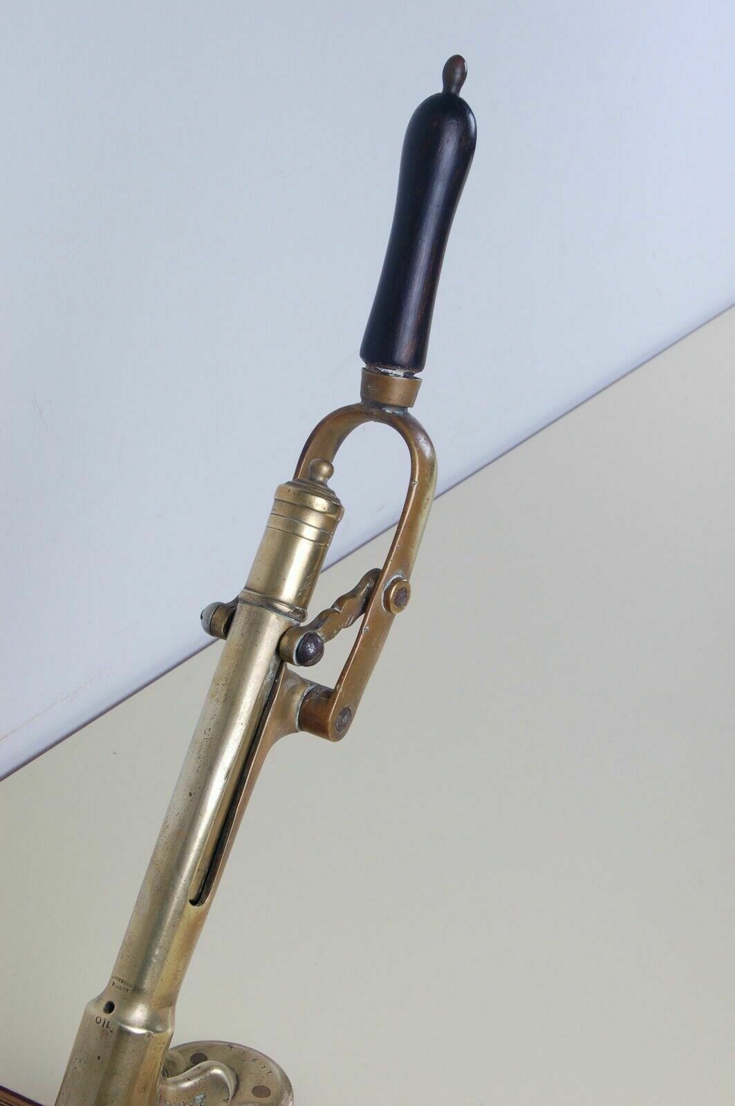 Bench Corkscrew In Brass With Iron Vice The Merritt English Lever Mid 800 photo vinterior