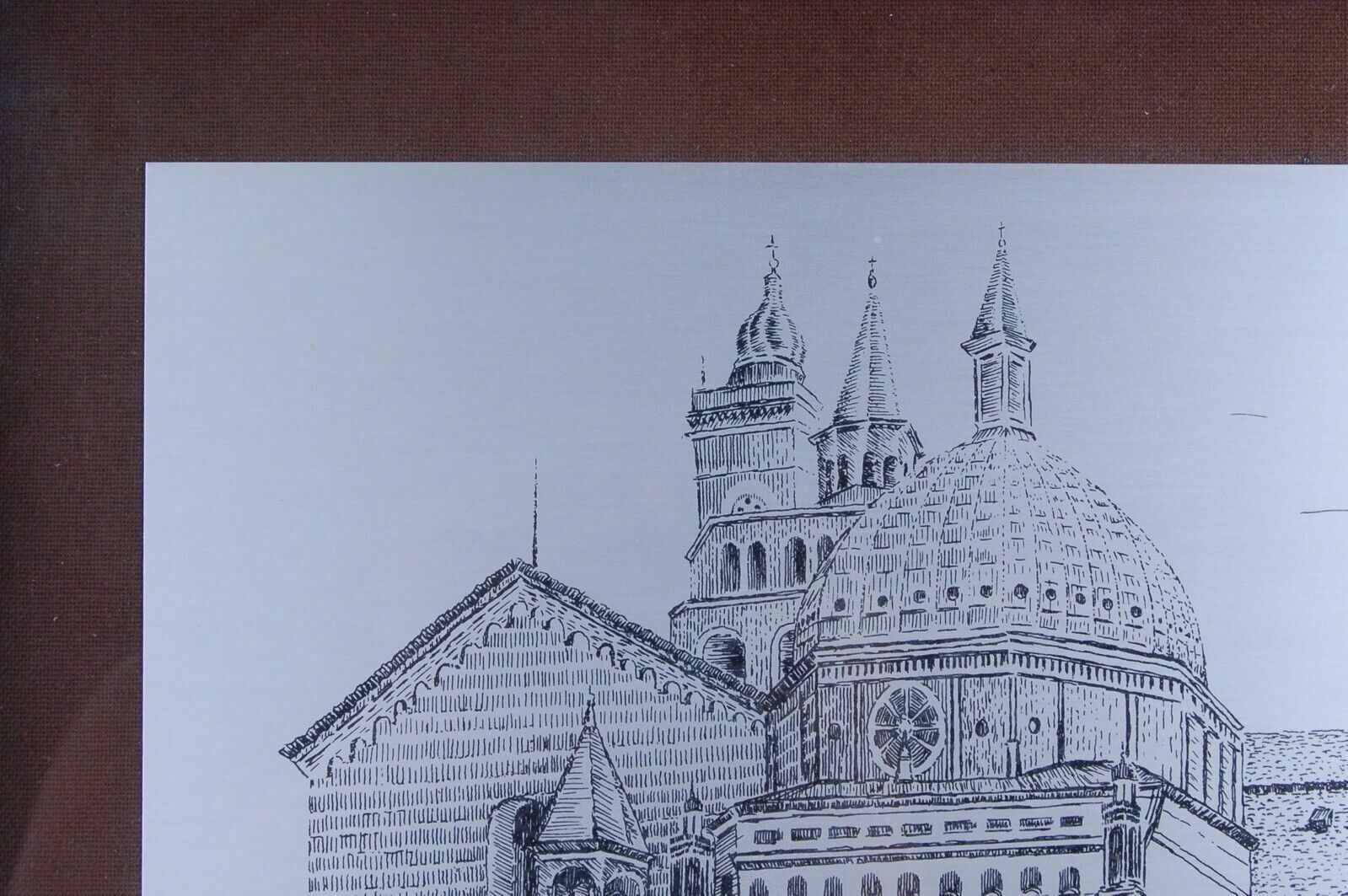 Erio Truzzi Im Screenprint Bergamo 2 Screenprints S Maria Maggiore Cappella Colleon photo Art