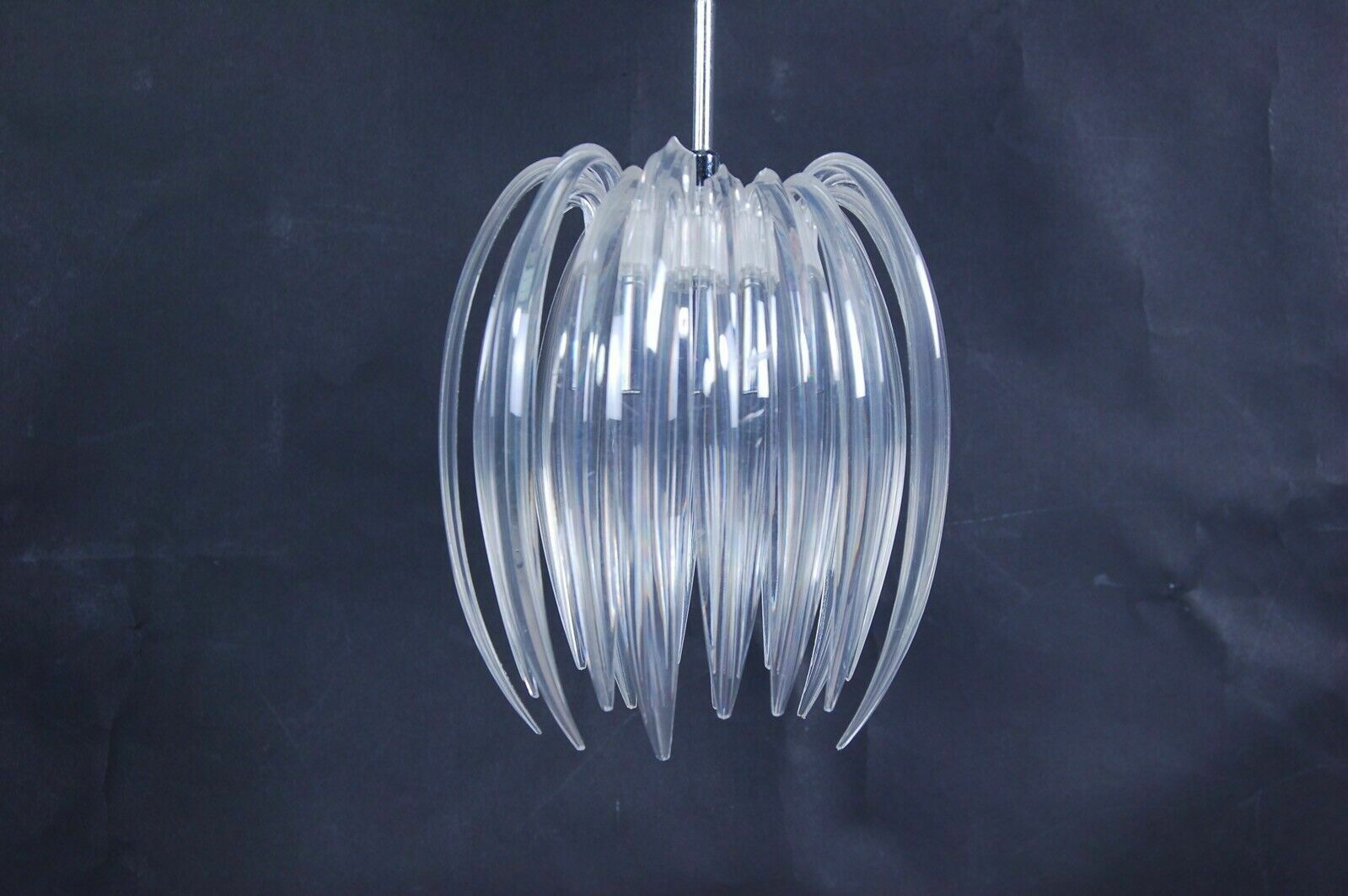 Modern Chandelier With Three Adjustable Lights Kare Design In Steel And Living Plastic photo 95.0