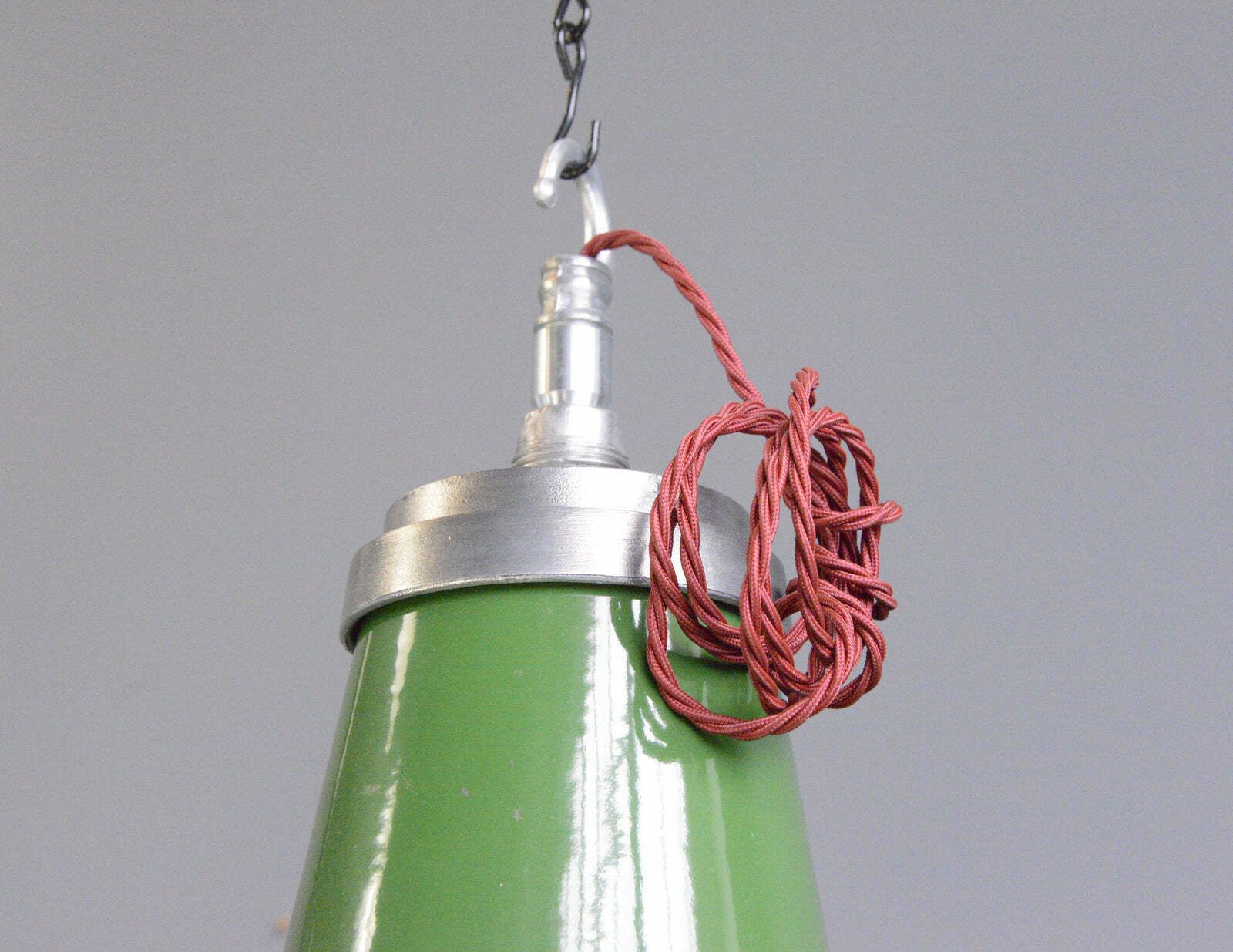 English Factory Lights By Thorlux Circa 1950s photo buy