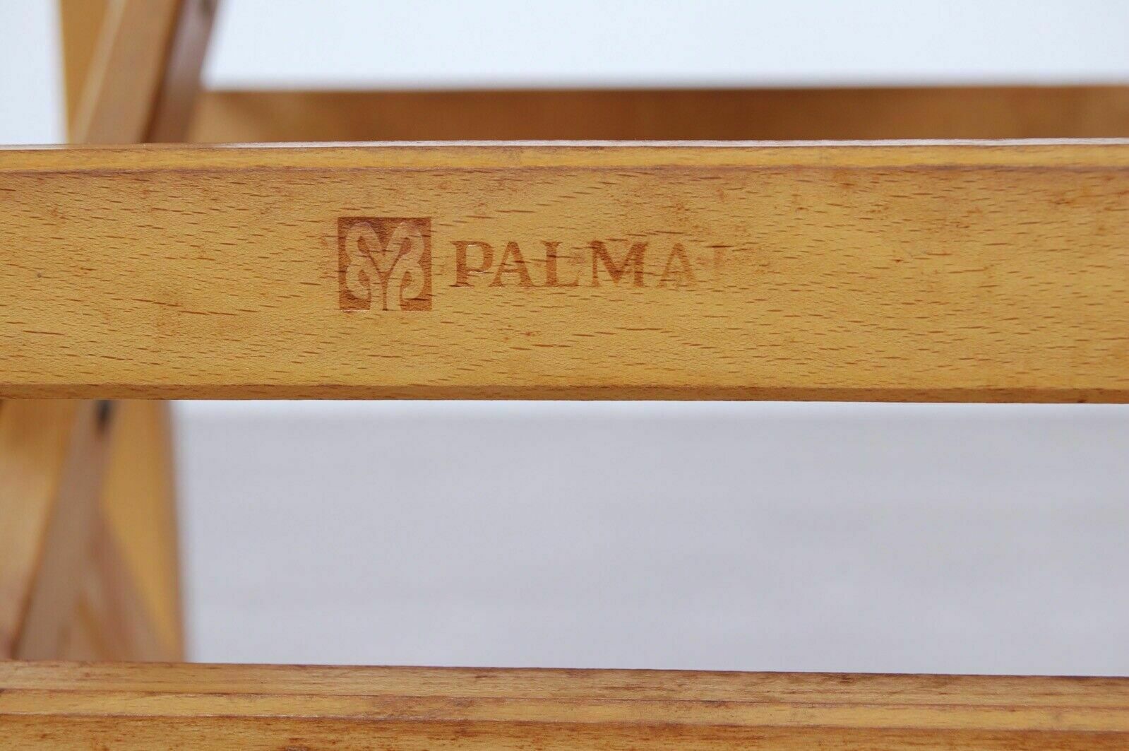 Folding Chairs Wooden Director Type Armchair Design 60s Palmai Armrests photo vinterior