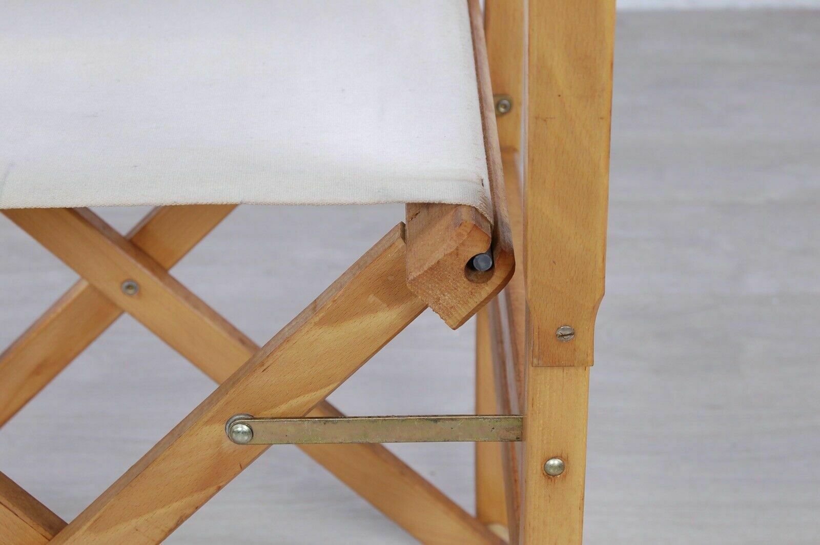 photo for sale Folding Chairs Wooden Director Type Armchair Design 60s Palmai Armrests
