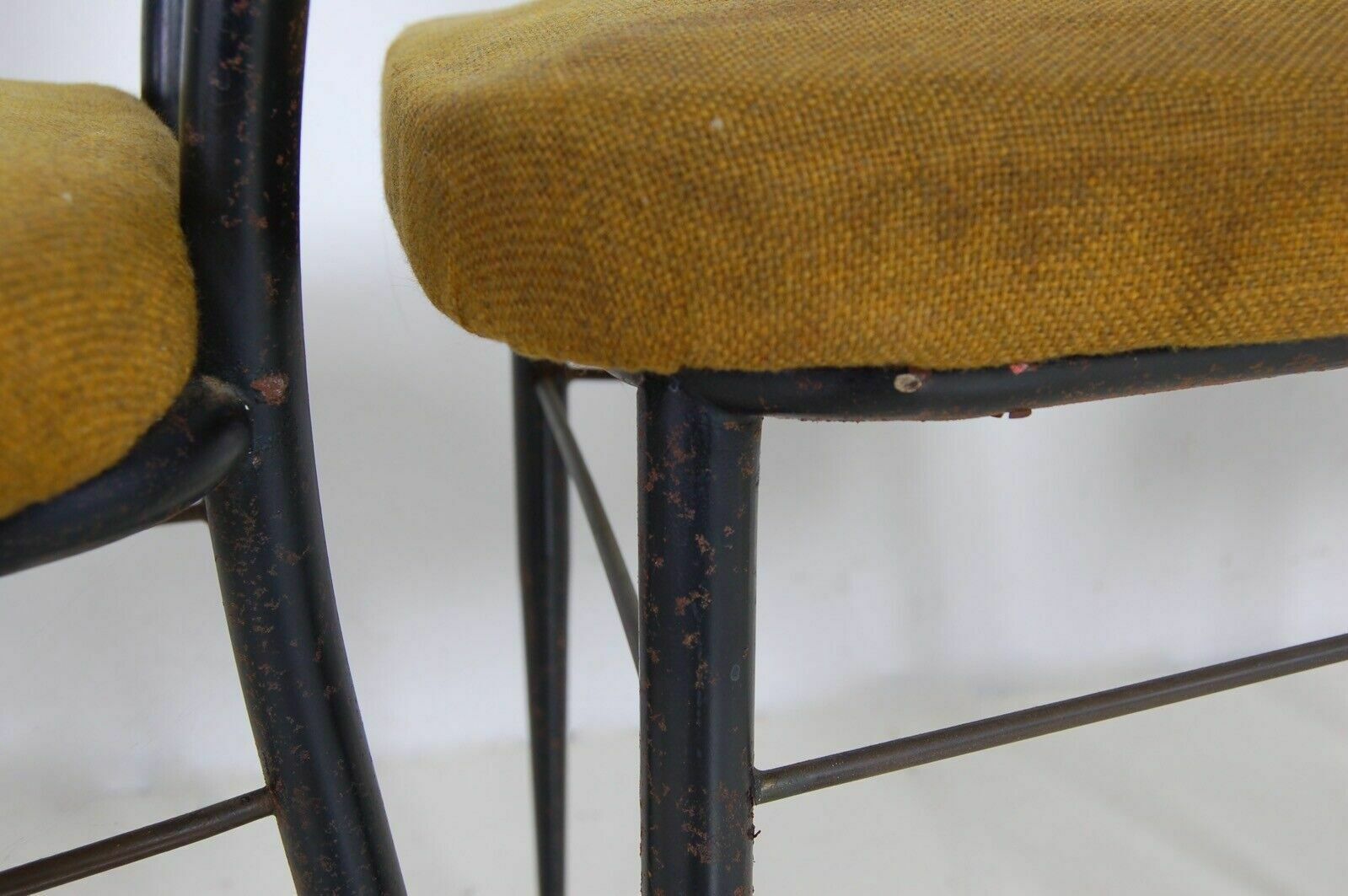 Furniture 3 50s Design Chairs, Vintage Furnishing Accessory, Iron Chair, Events. Sittings photo