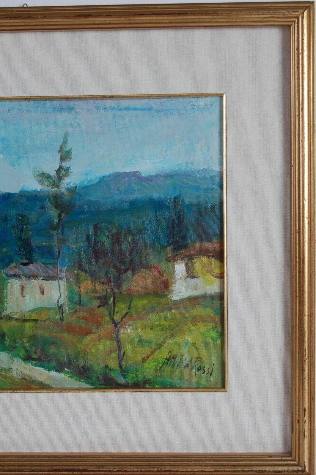Oil On Canvas By Attilio Rossi Landscape Painting Independent Artist photo furniture