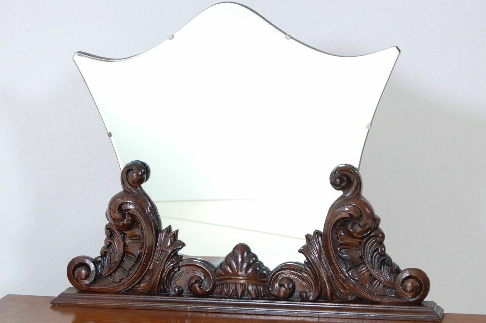 Chippendale Petineuse In Briar With Large Mirror, Two Doors, Two Drawers photo furniture