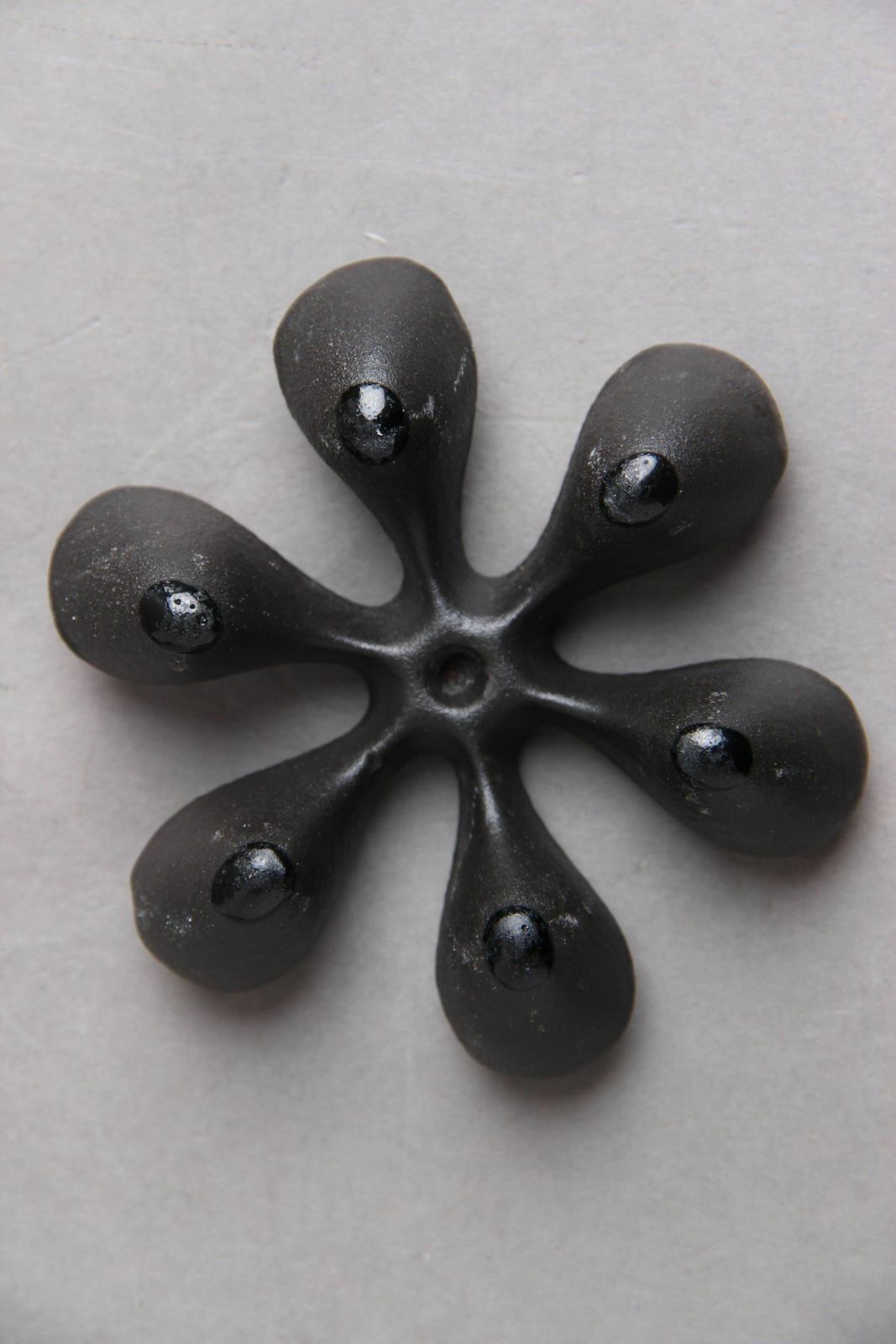 Quistgaard Iron Candlestick Ihq Denmark Danish Design 1960s, Set Of 2 photo Home Decor