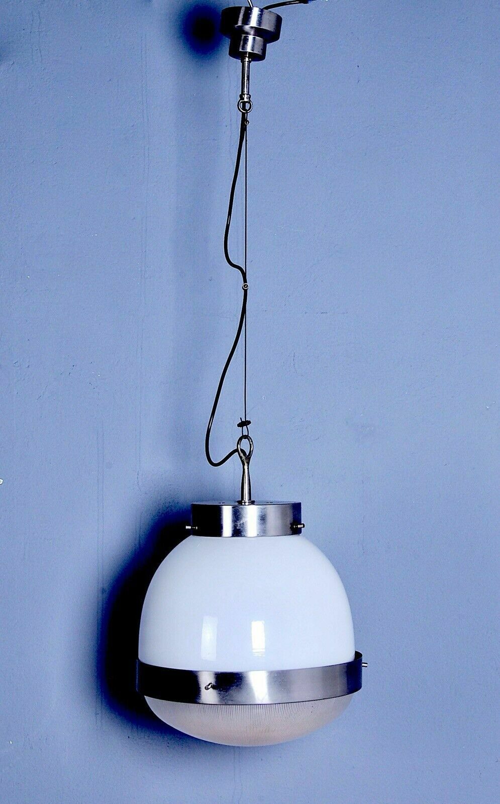 Big Delta Chandelier Design Sergio Mazza For Artemide Suspension Lamp From The 60s