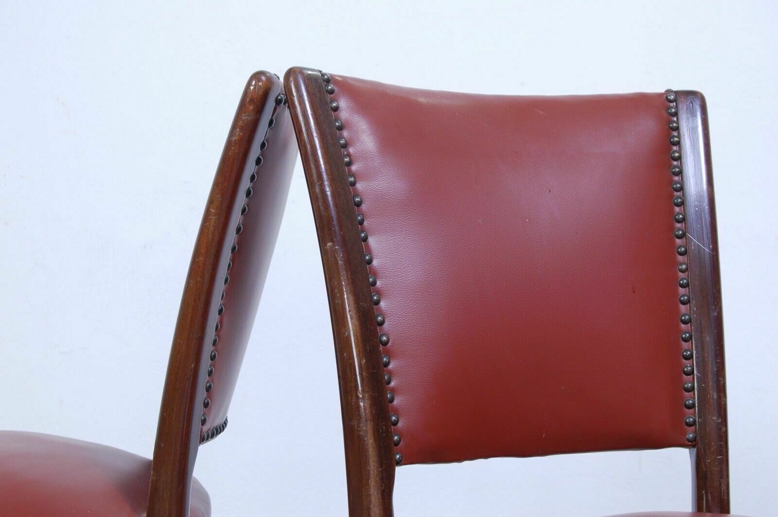 photo furniture Pair Of Paolo Buffa Style Design Chairs Made By Enrico Paolo Borghi In The 1950s Walnut