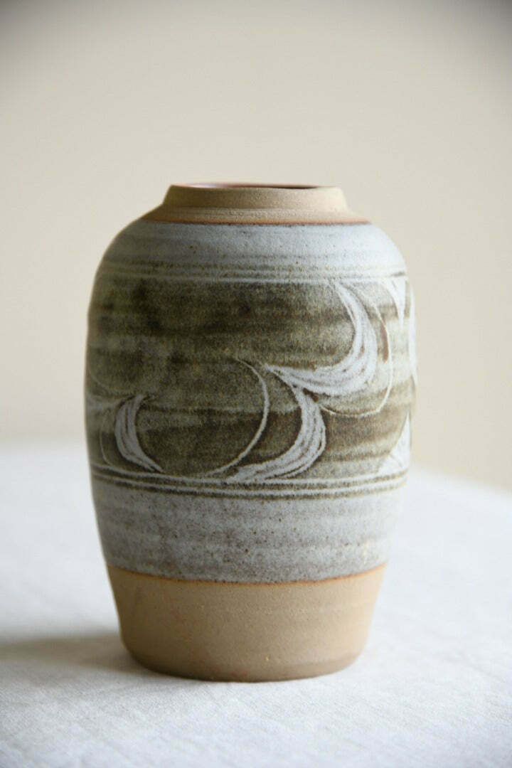 Studio Pottery Vase, Late 20th Century photo Home Decor