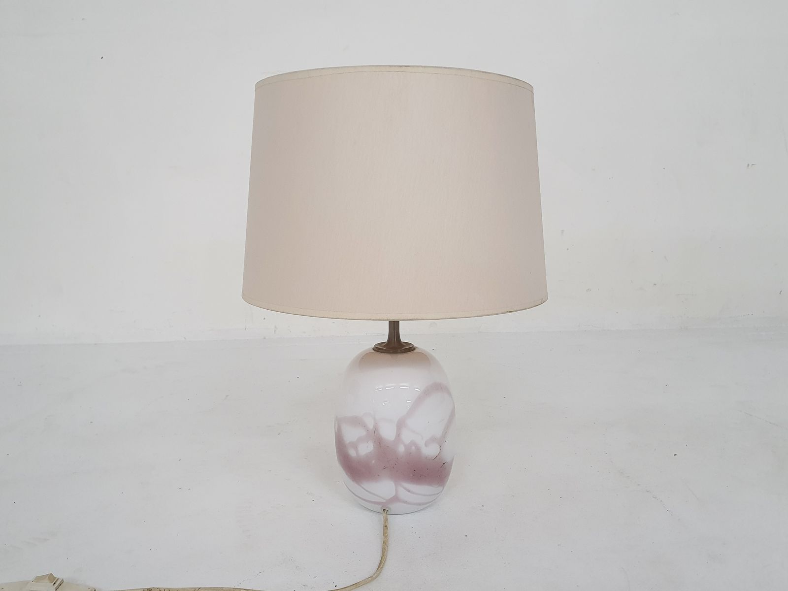 Michael Bang "Sakura" Glass Table Light For Holmegaard, Denmark 1980's photo furniture