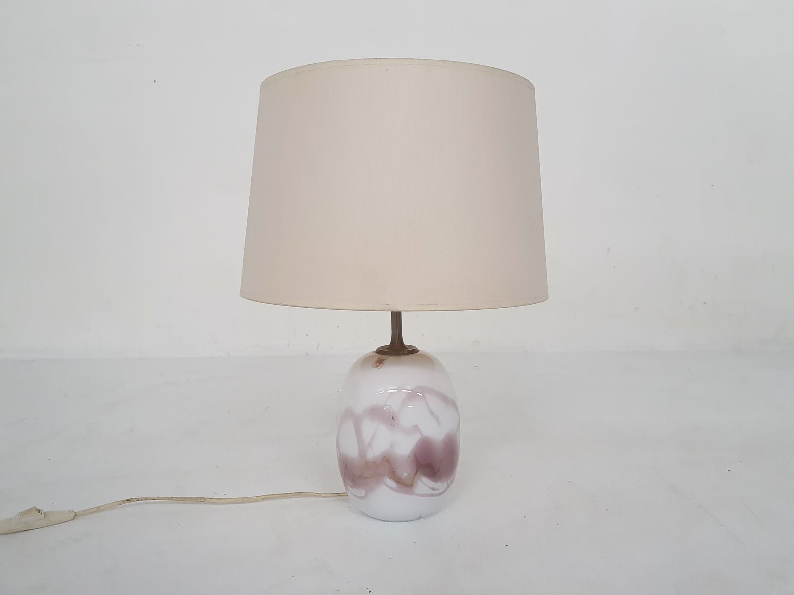 Michael Bang "Sakura" Glass Table Light For Holmegaard, Denmark 1980's photo for sale