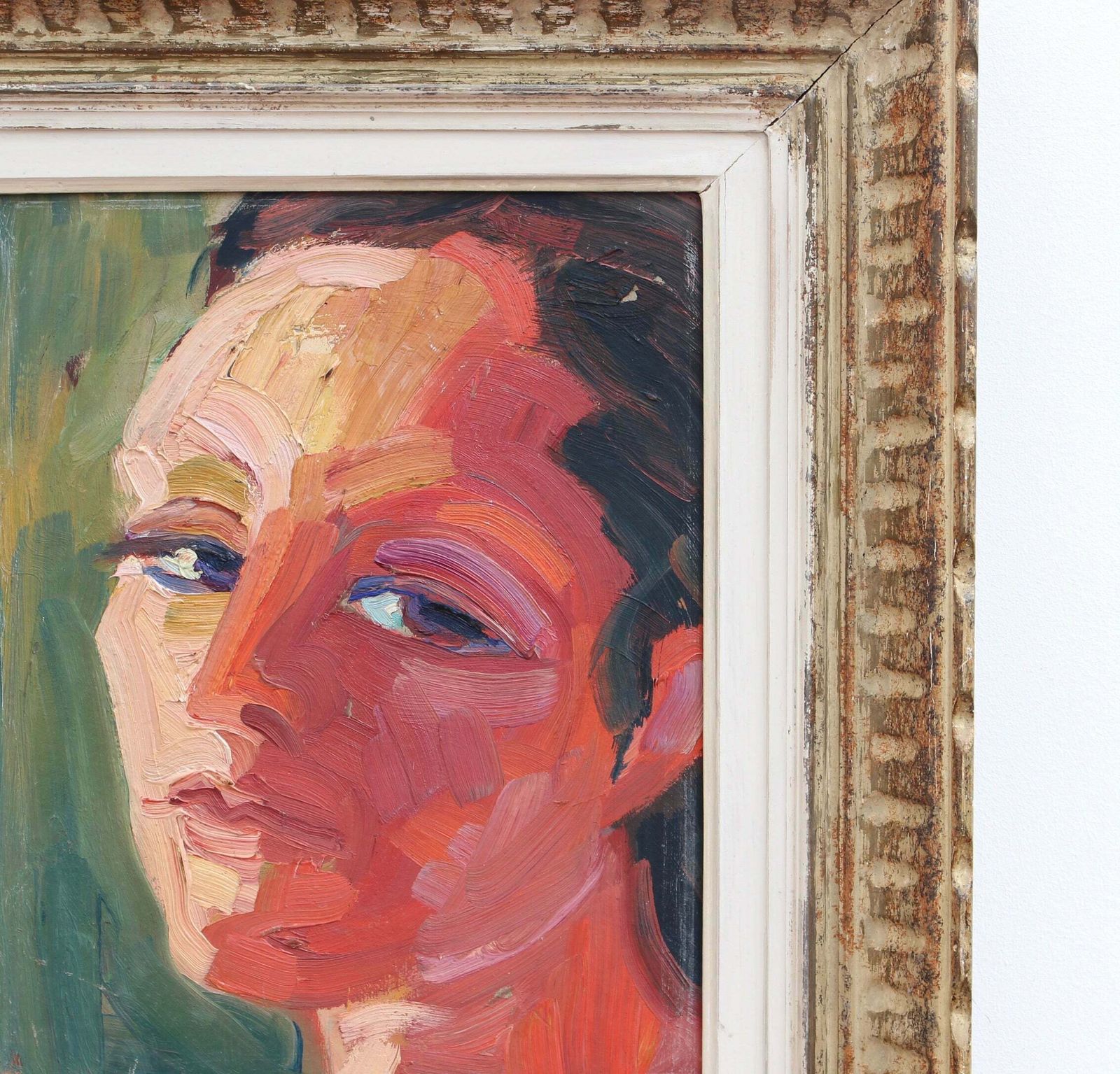 'Portrait Of A Young Woman' By Anna Costa (Circa 1960s) photo furniture