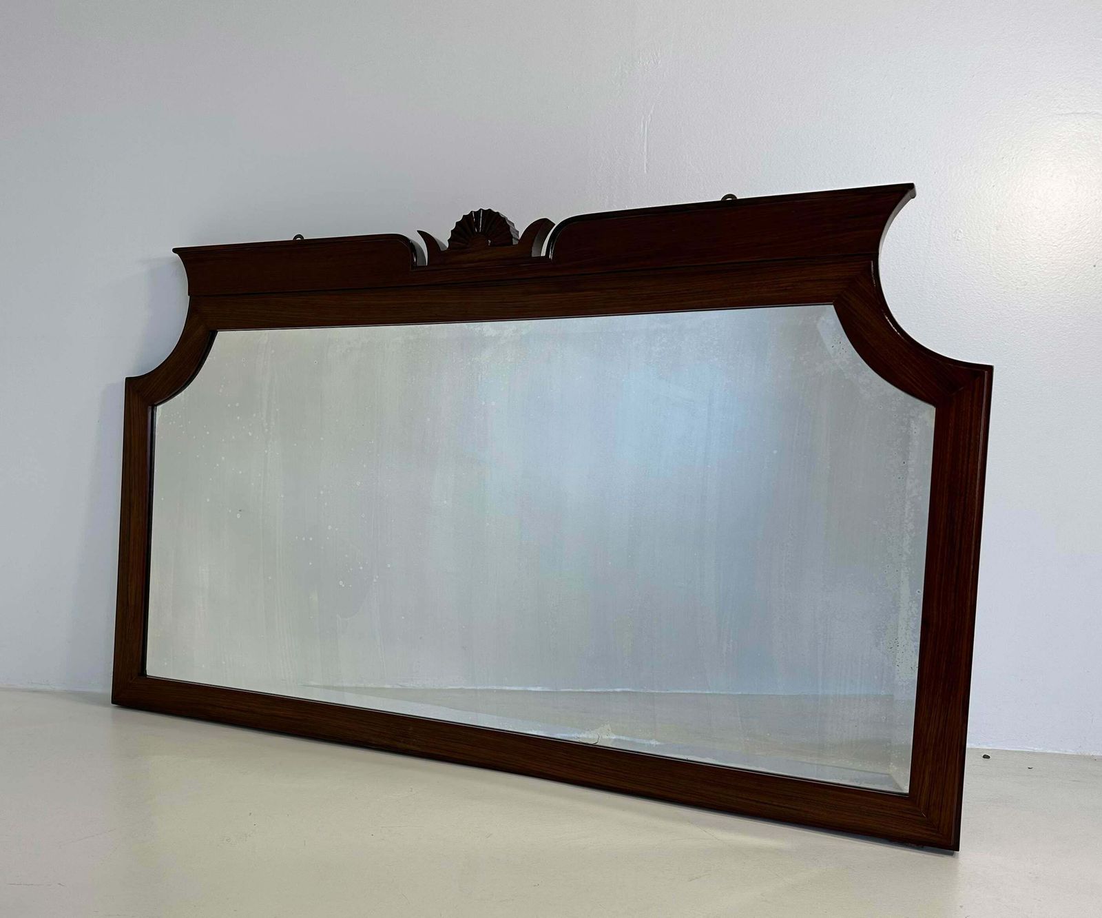 Italian Walnut Mirror By Gio Ponti And L. Brusotti For P. Lietti, 1928 photo vinterior