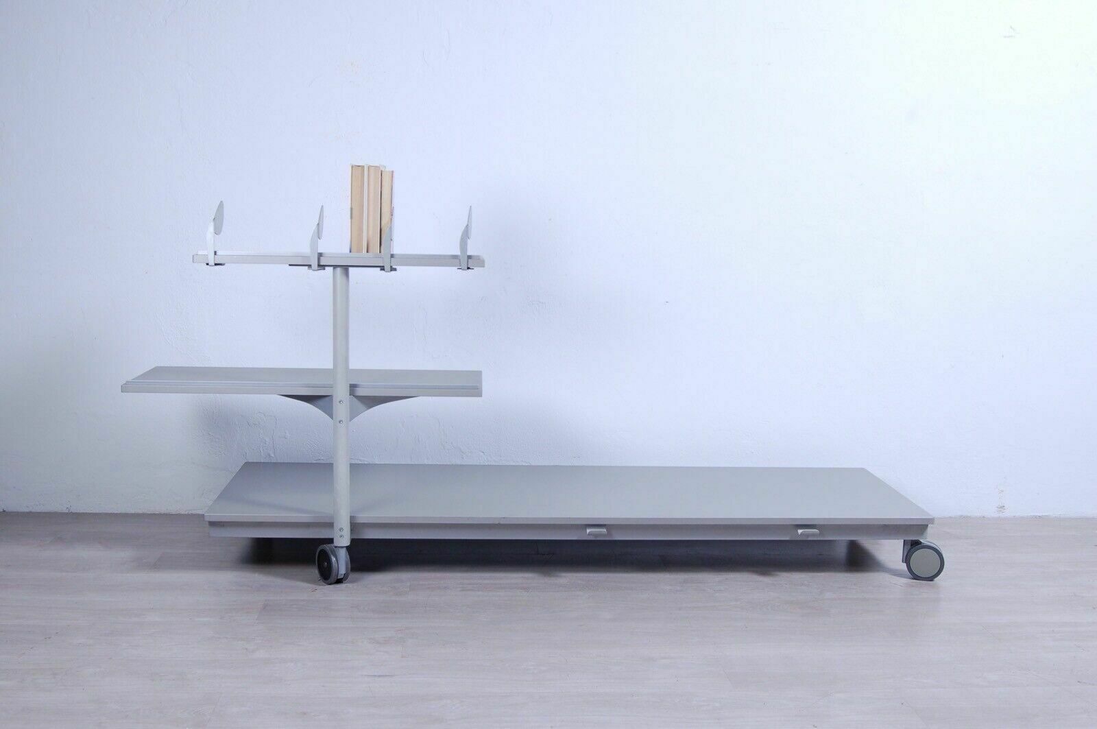 photo furniture Tv Cabinet With Shelves And Bookends Modern Design Furniture In Laminate
