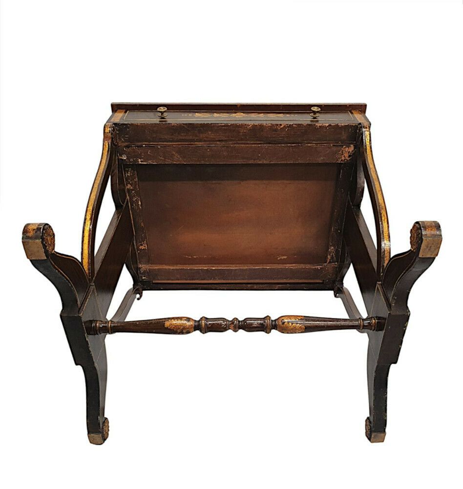 photo furniture A Very Fine And Rare Early 19th Century American Baltimore Federal Parcel Gilt Writing Desk